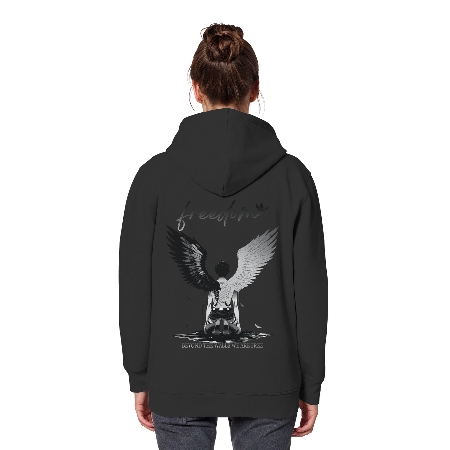"Freedom" Back Organic Classic Hoodie