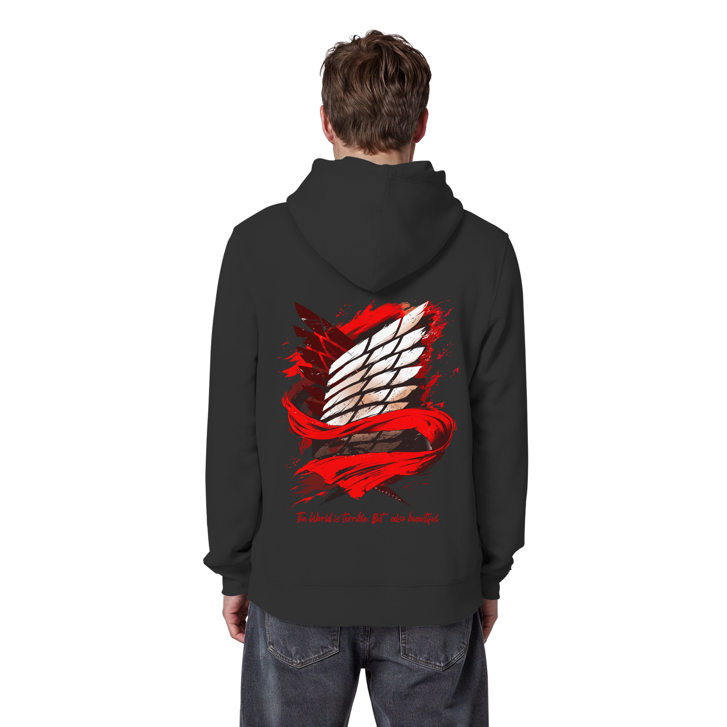 "Verbundenheit" Back Organic Classic Hoodie