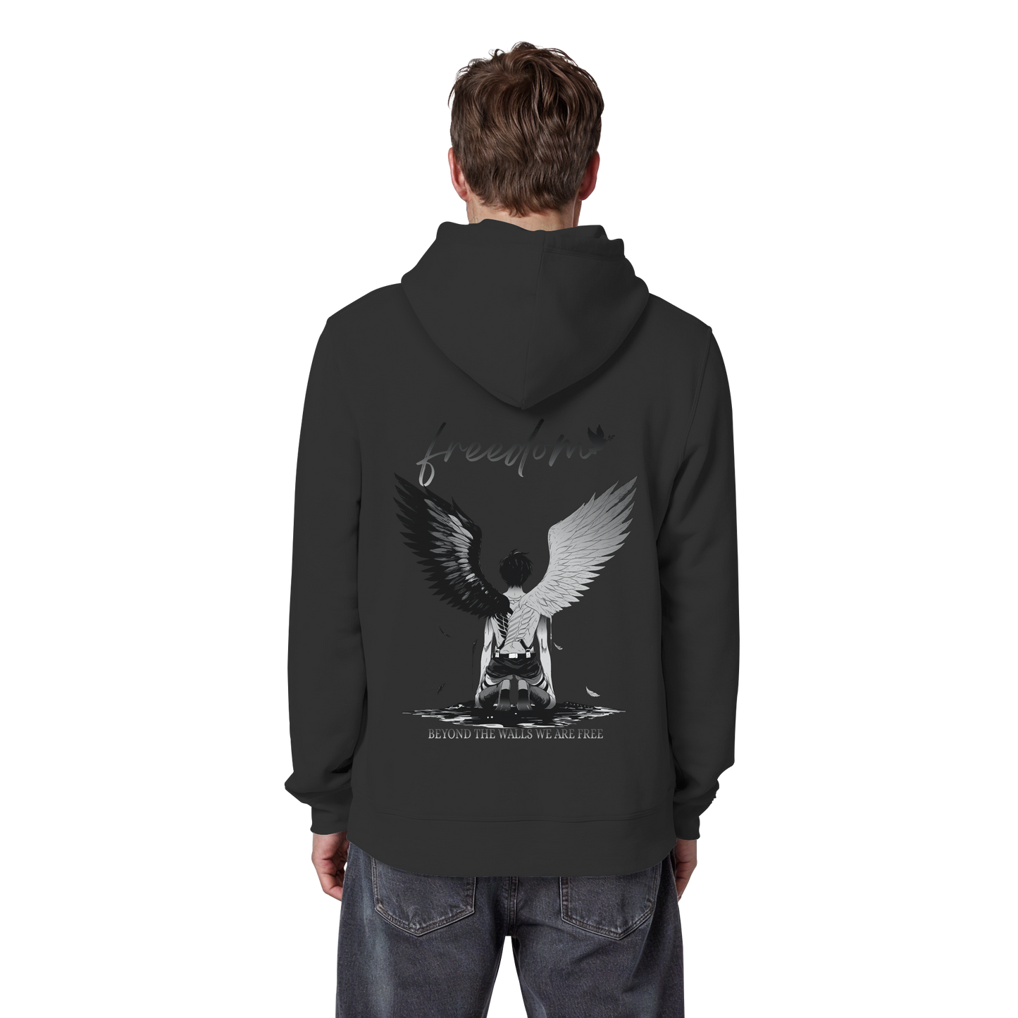 "Freedom" Back Organic Classic Hoodie
