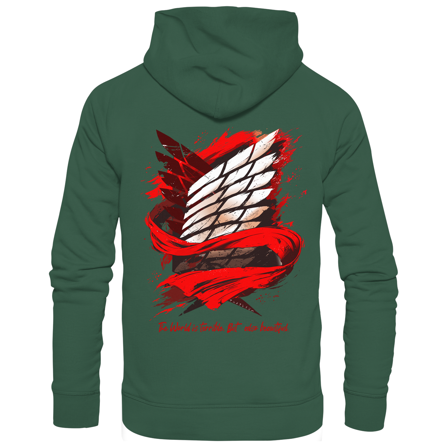 "Verbundenheit" Back Organic Classic Hoodie