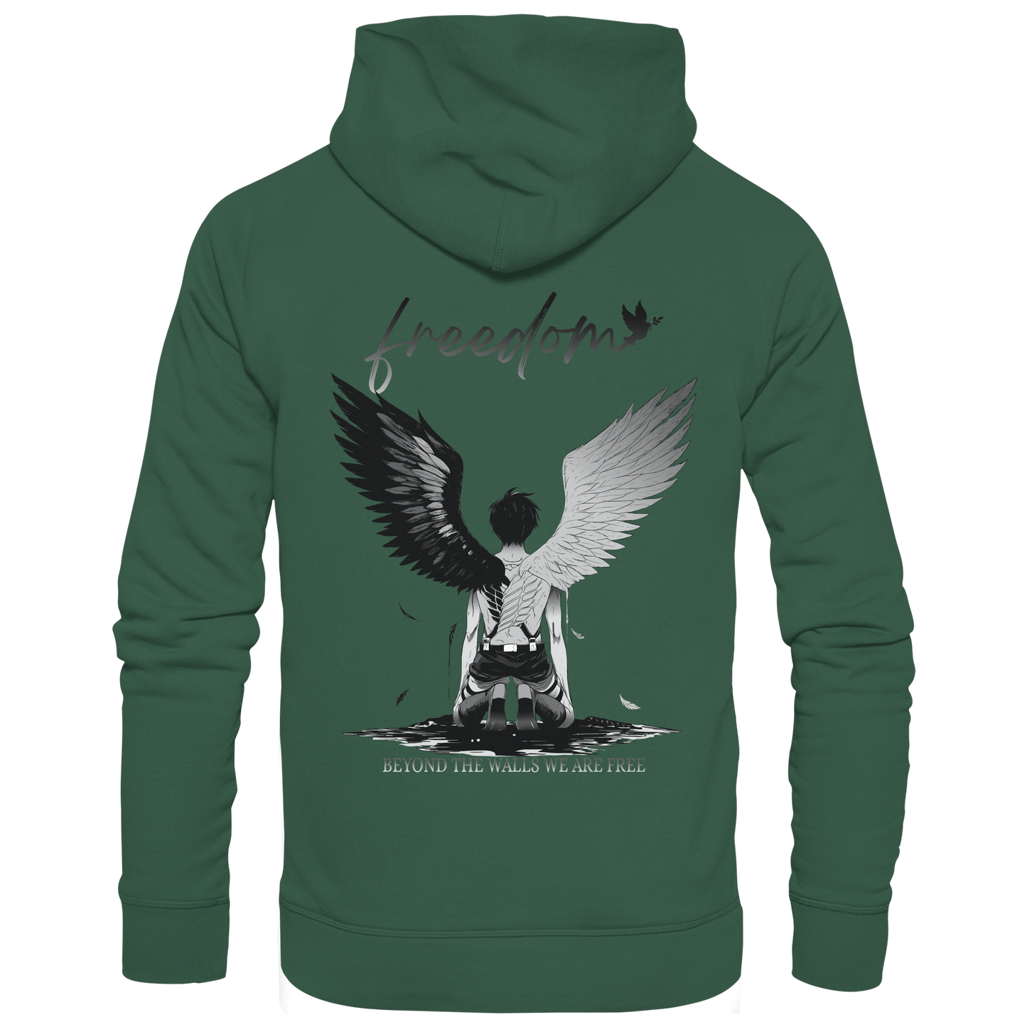 "Freedom" Back Organic Classic Hoodie