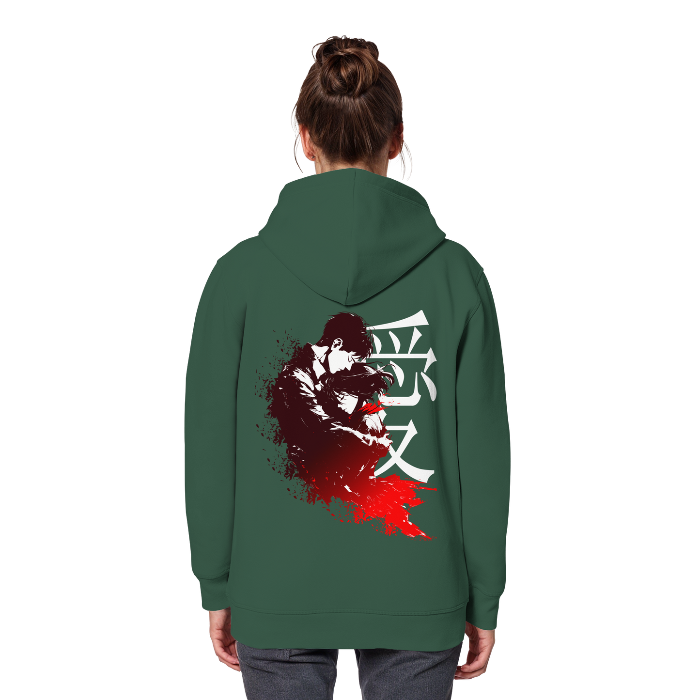 "Bound by Fate" Back Organic Classic Hoodie