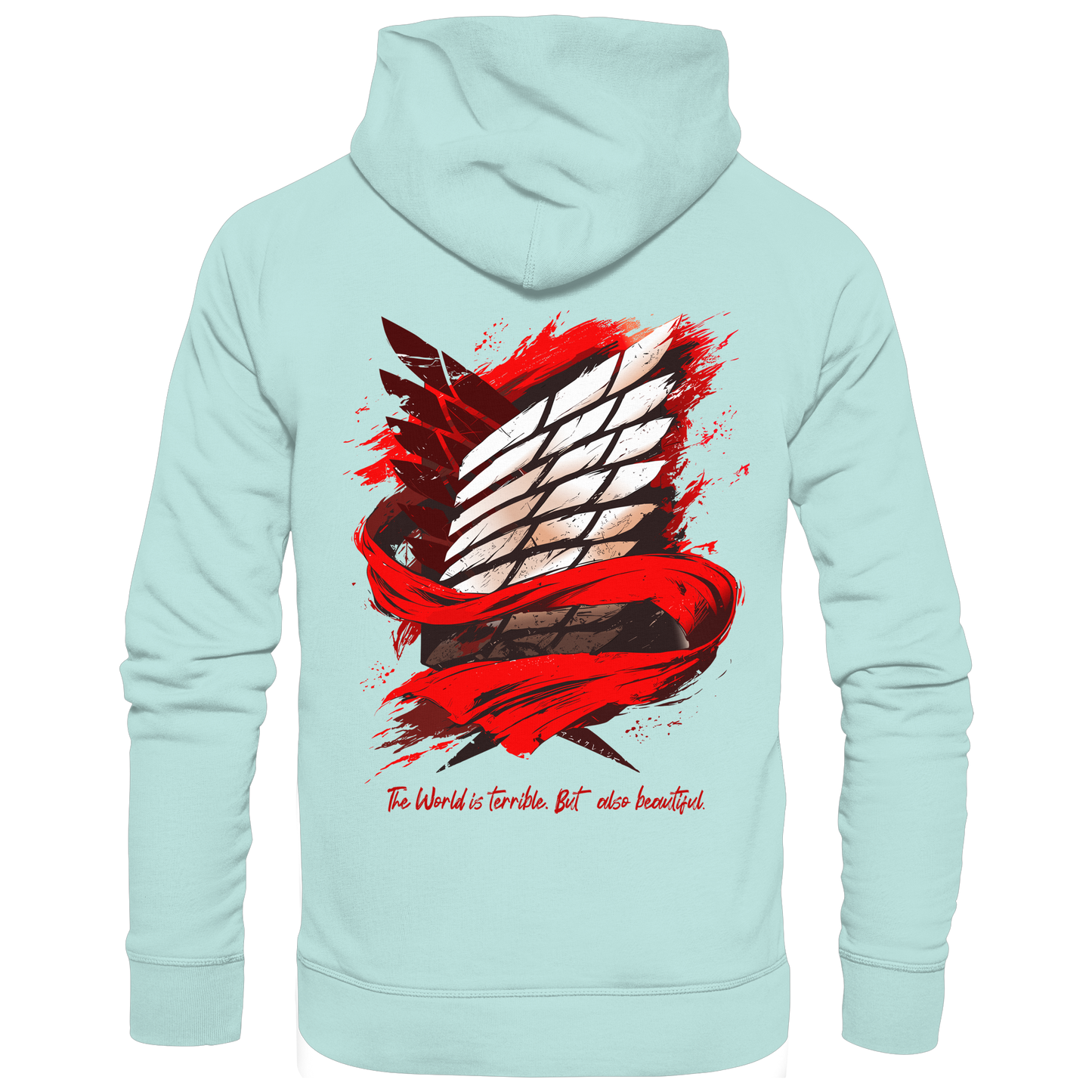 "Verbundenheit" Back Organic Classic Hoodie