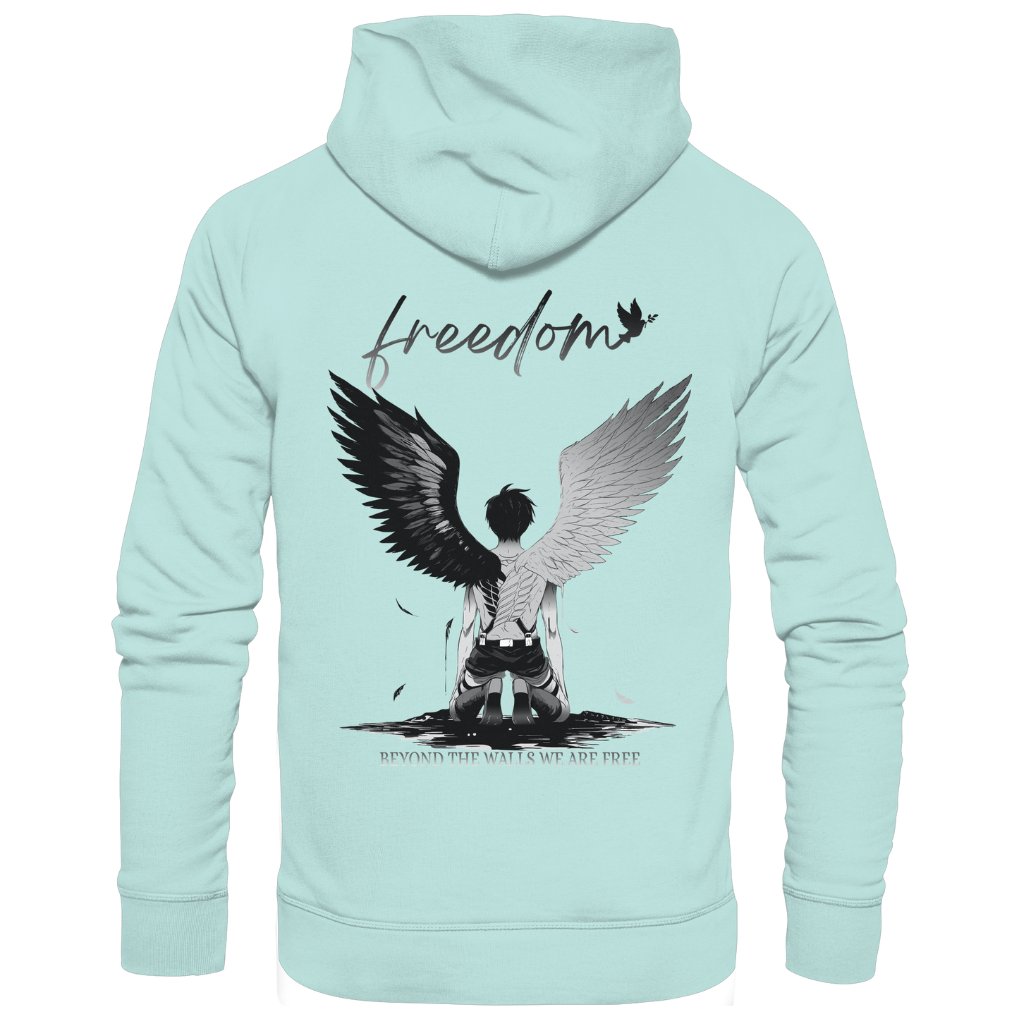 "Freedom" Back Organic Classic Hoodie