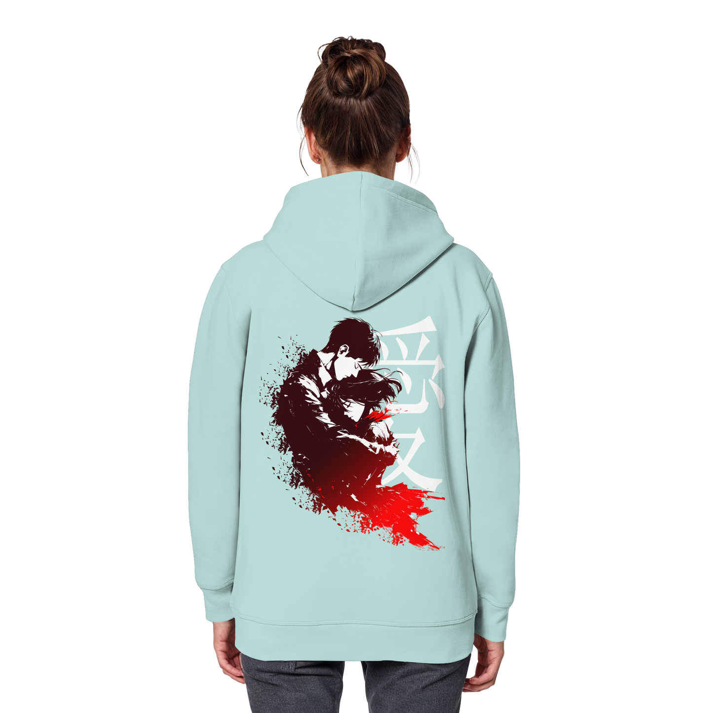 "Bound by Fate" Back Organic Classic Hoodie
