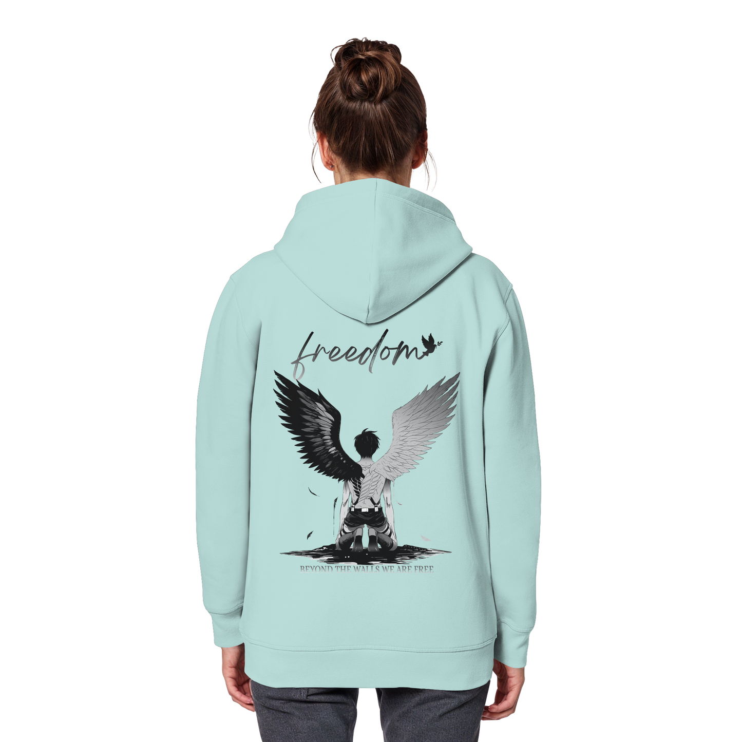 "Freedom" Back Organic Classic Hoodie