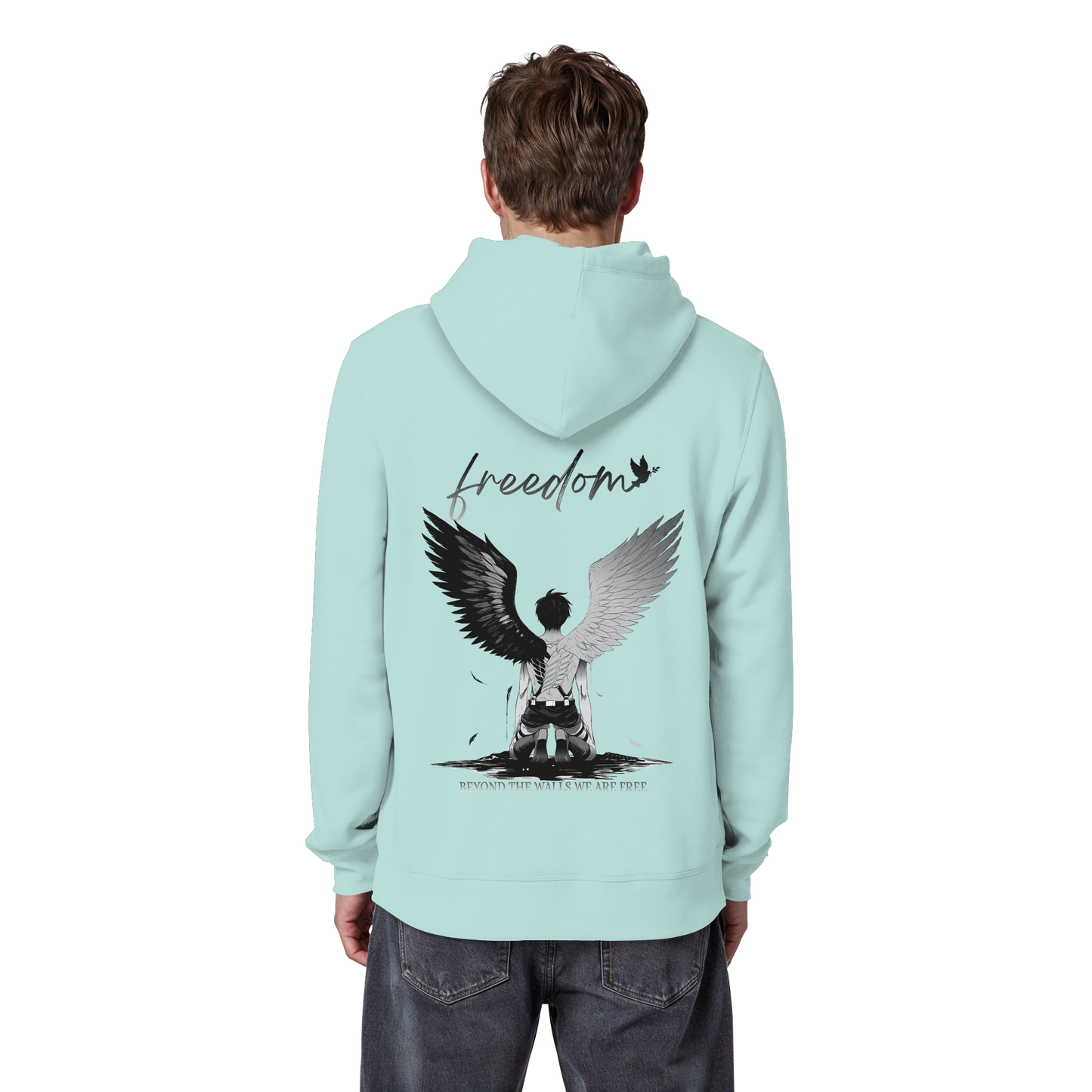 "Freedom" Back Organic Classic Hoodie