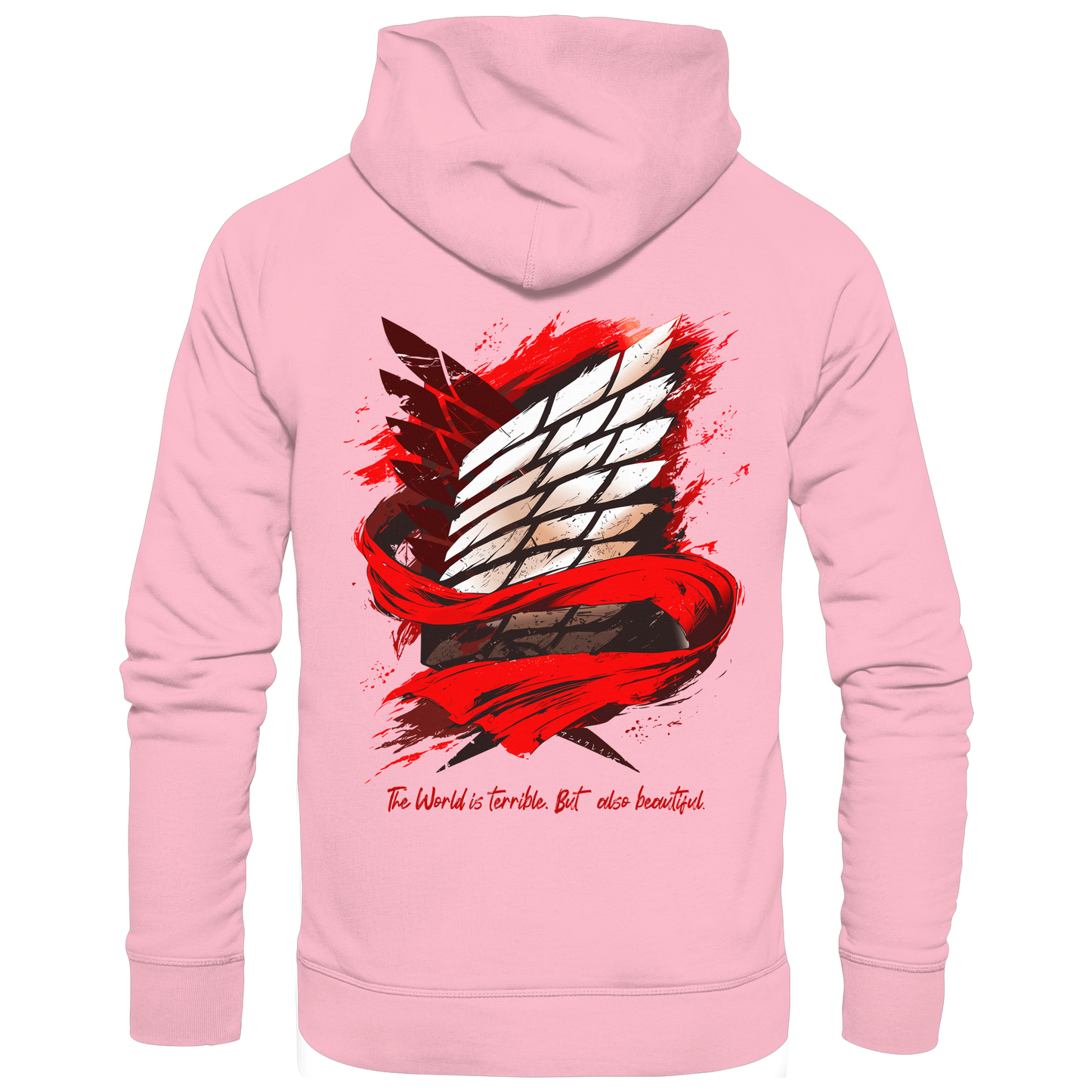 "Verbundenheit" Back Organic Classic Hoodie