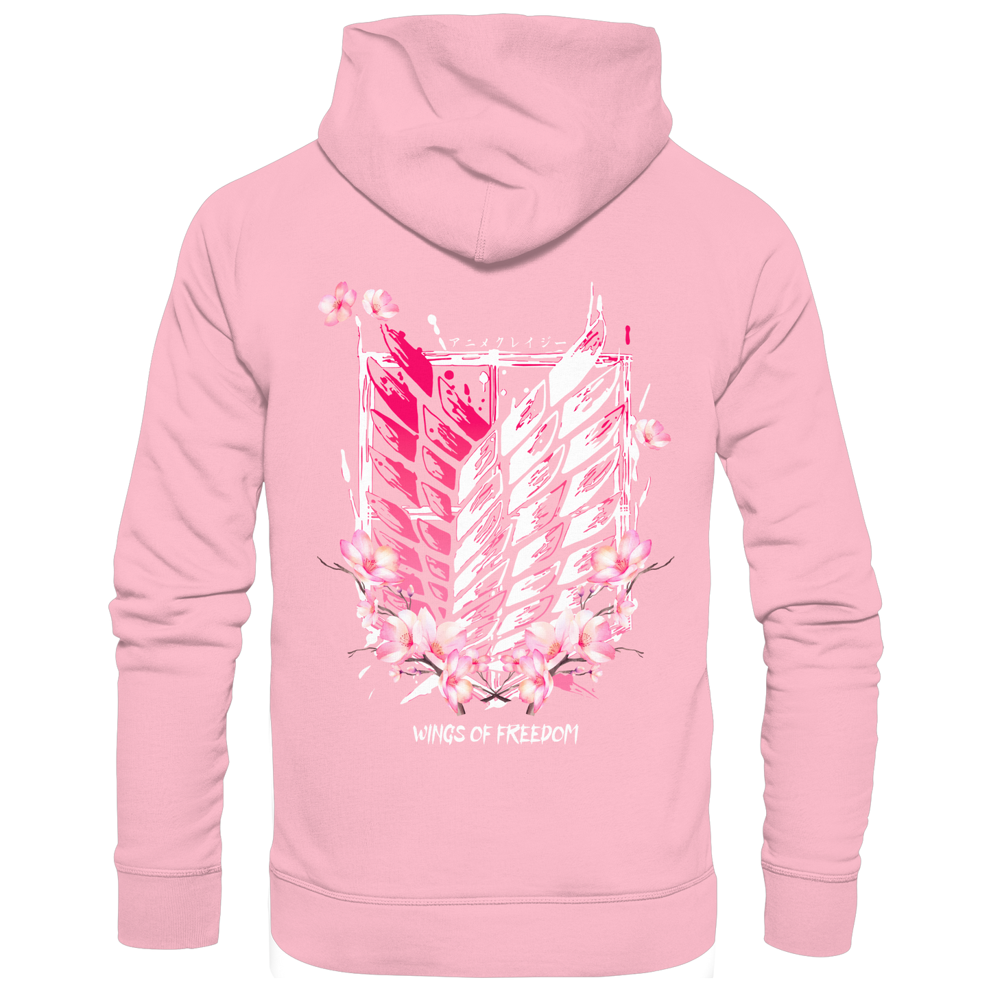 "Petals of Liberation“ Back Organic Classic Hoodie