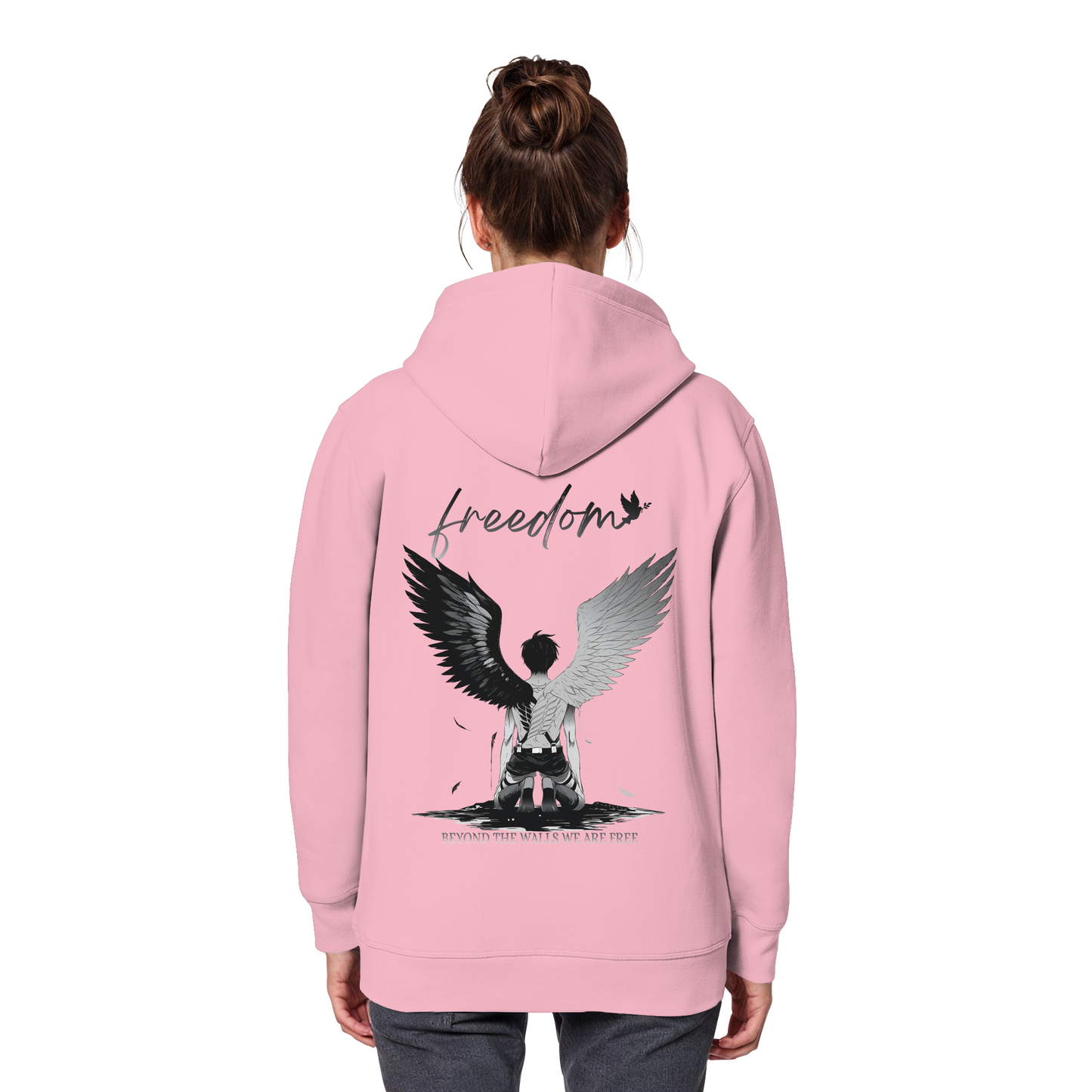 "Freedom" Back Organic Classic Hoodie