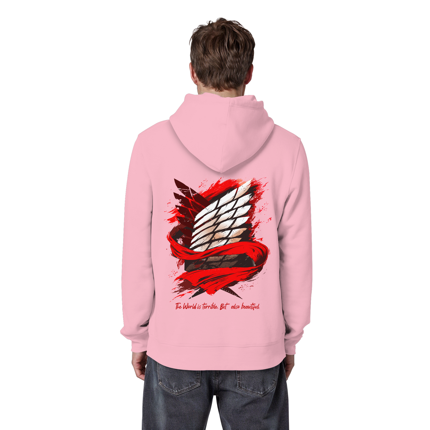"Verbundenheit" Back Organic Classic Hoodie