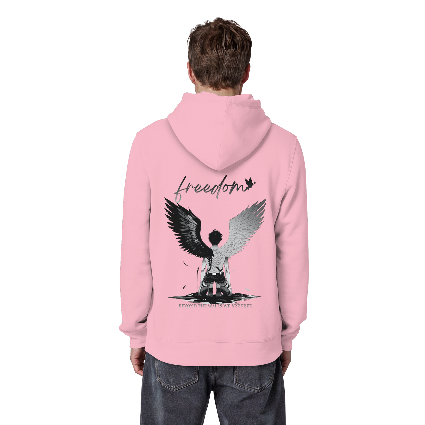 "Freedom" Back Organic Classic Hoodie