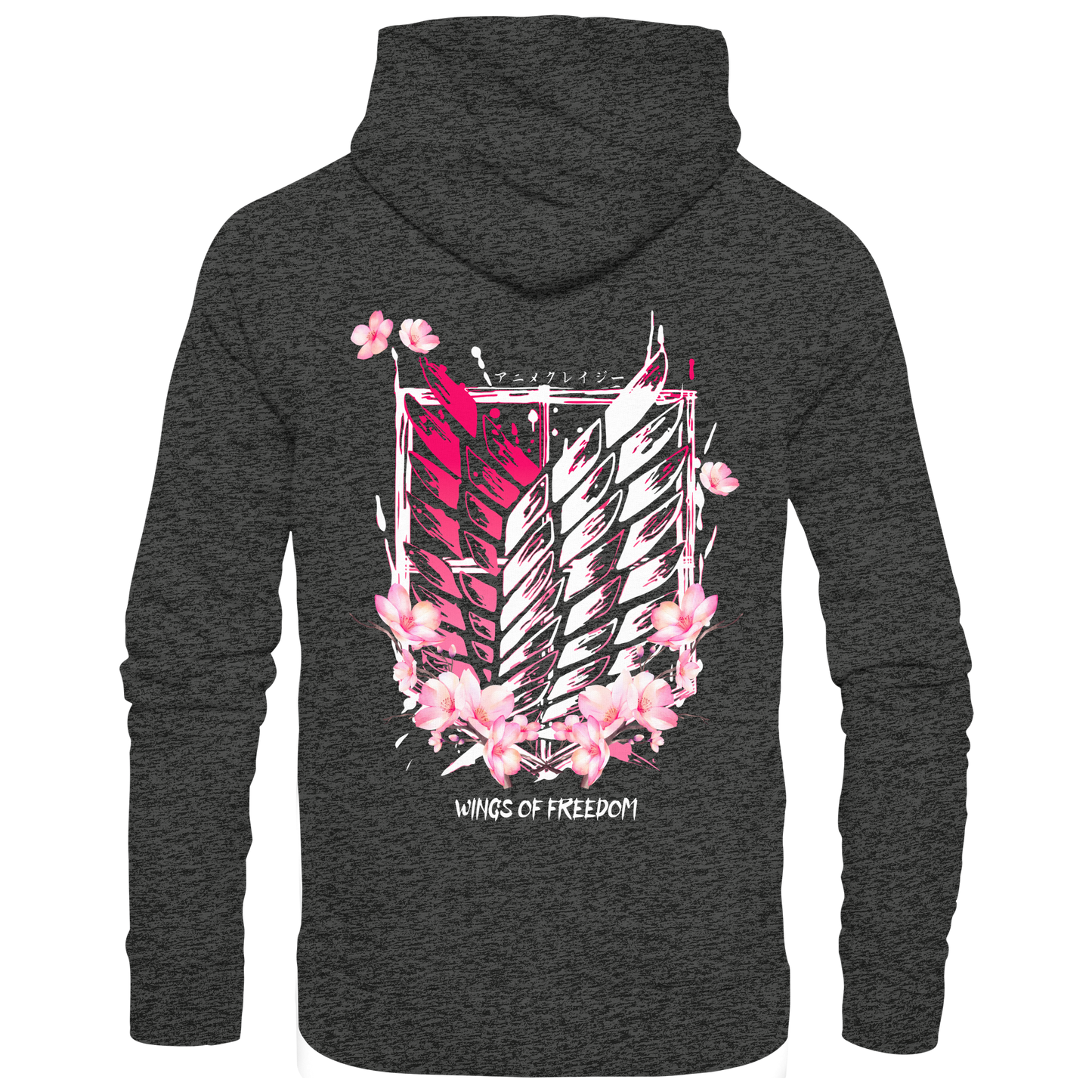 "Petals of Liberation“ Back Organic Classic Hoodie