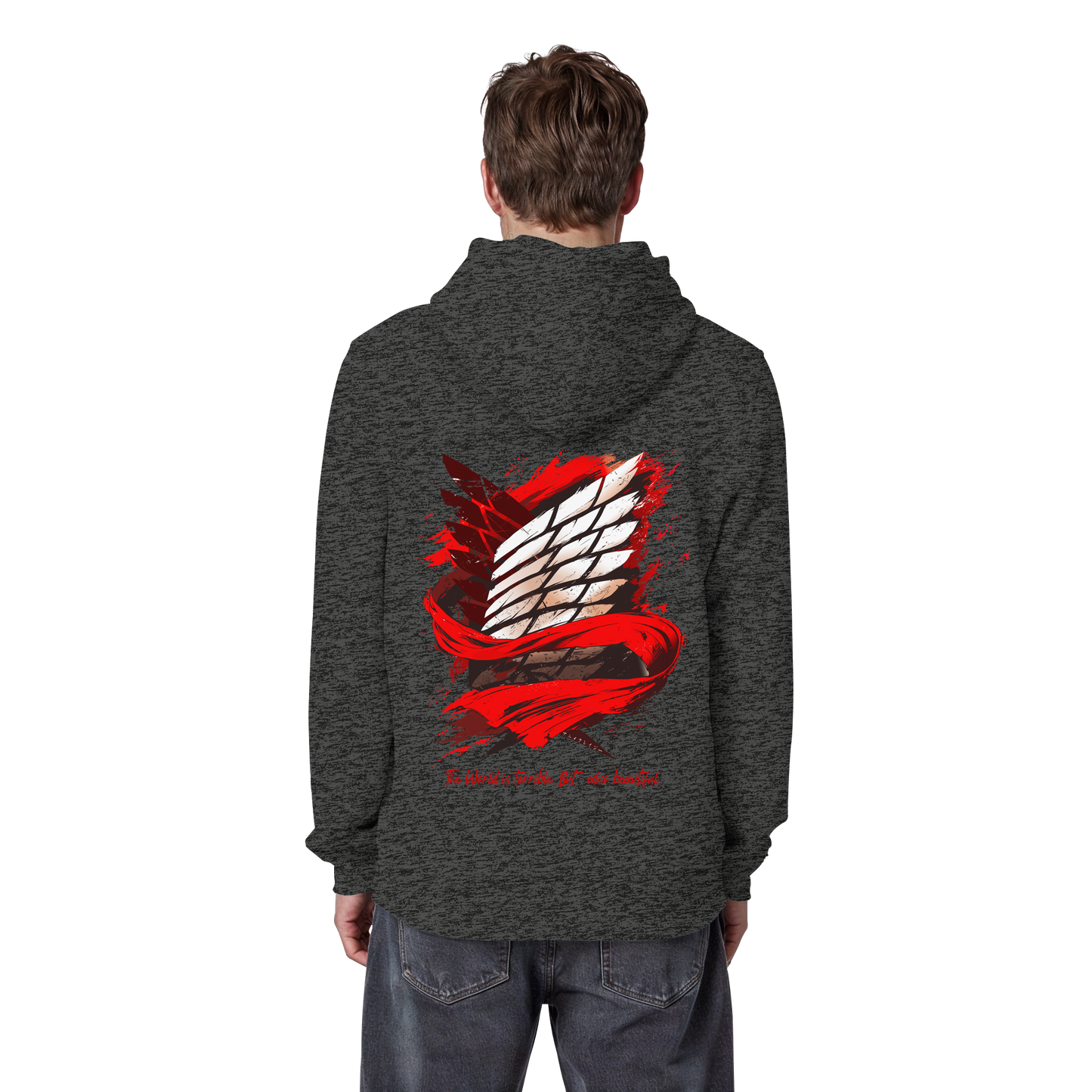 "Verbundenheit" Back Organic Classic Hoodie