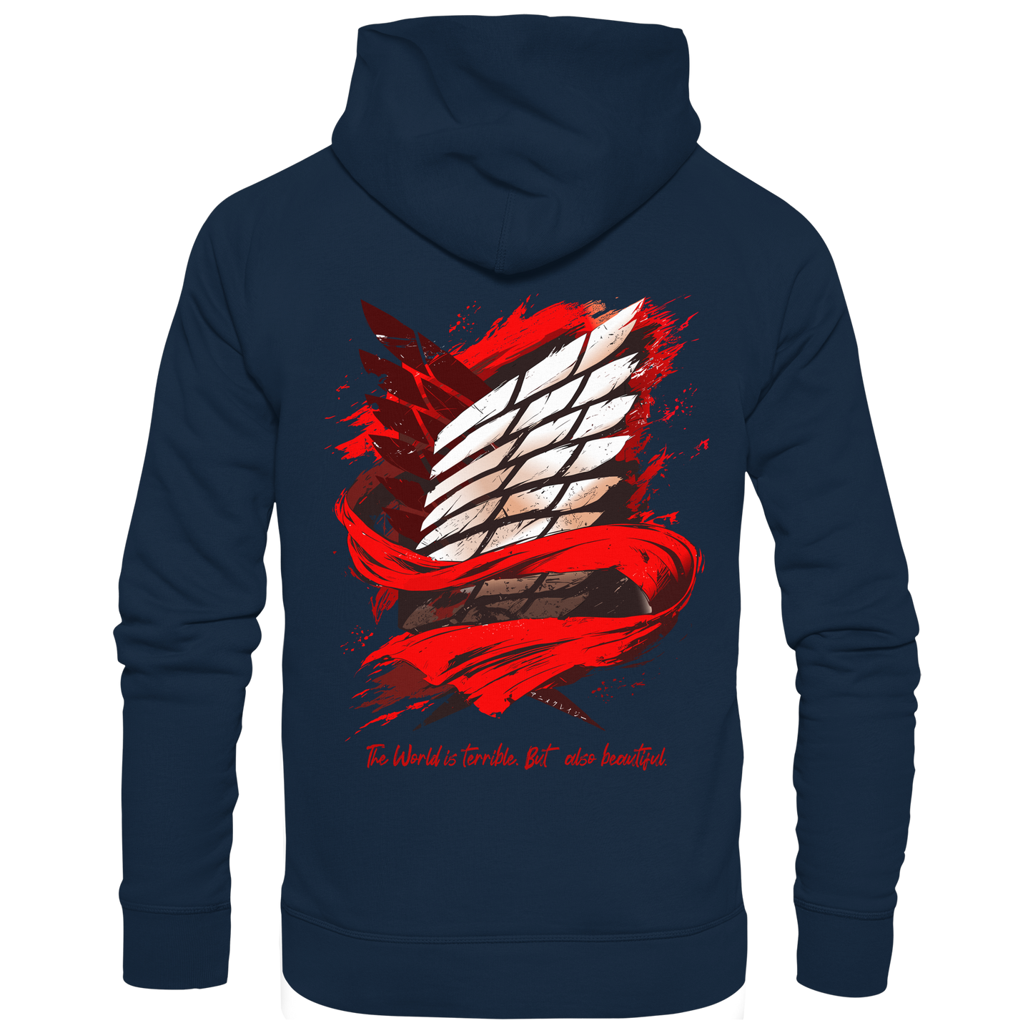 "Verbundenheit" Back Organic Classic Hoodie