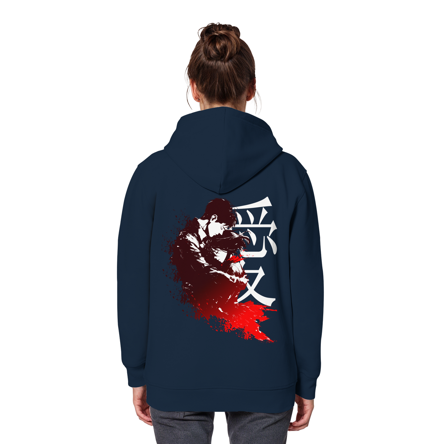 "Bound by Fate" Back Organic Classic Hoodie
