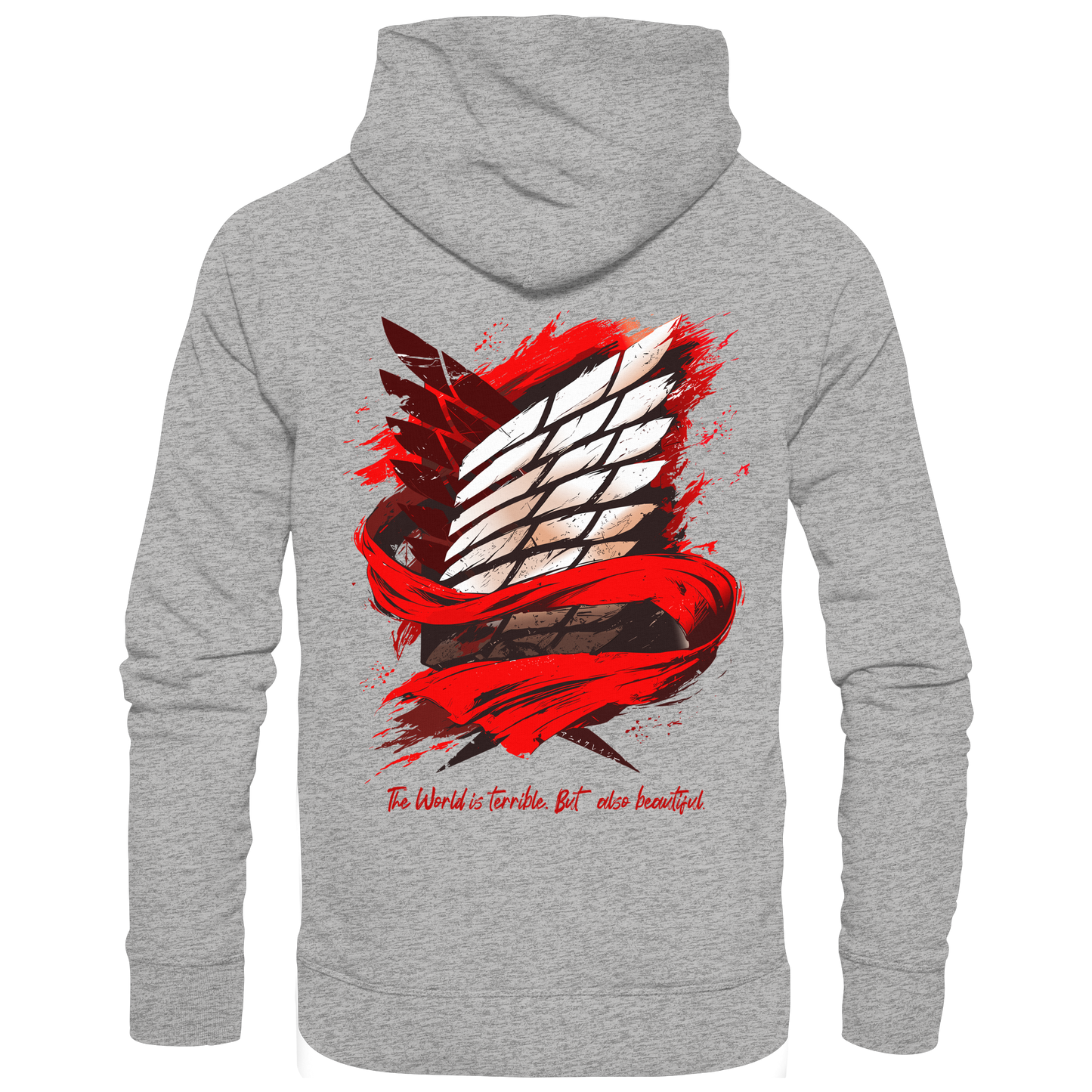 "Verbundenheit" Back Organic Classic Hoodie