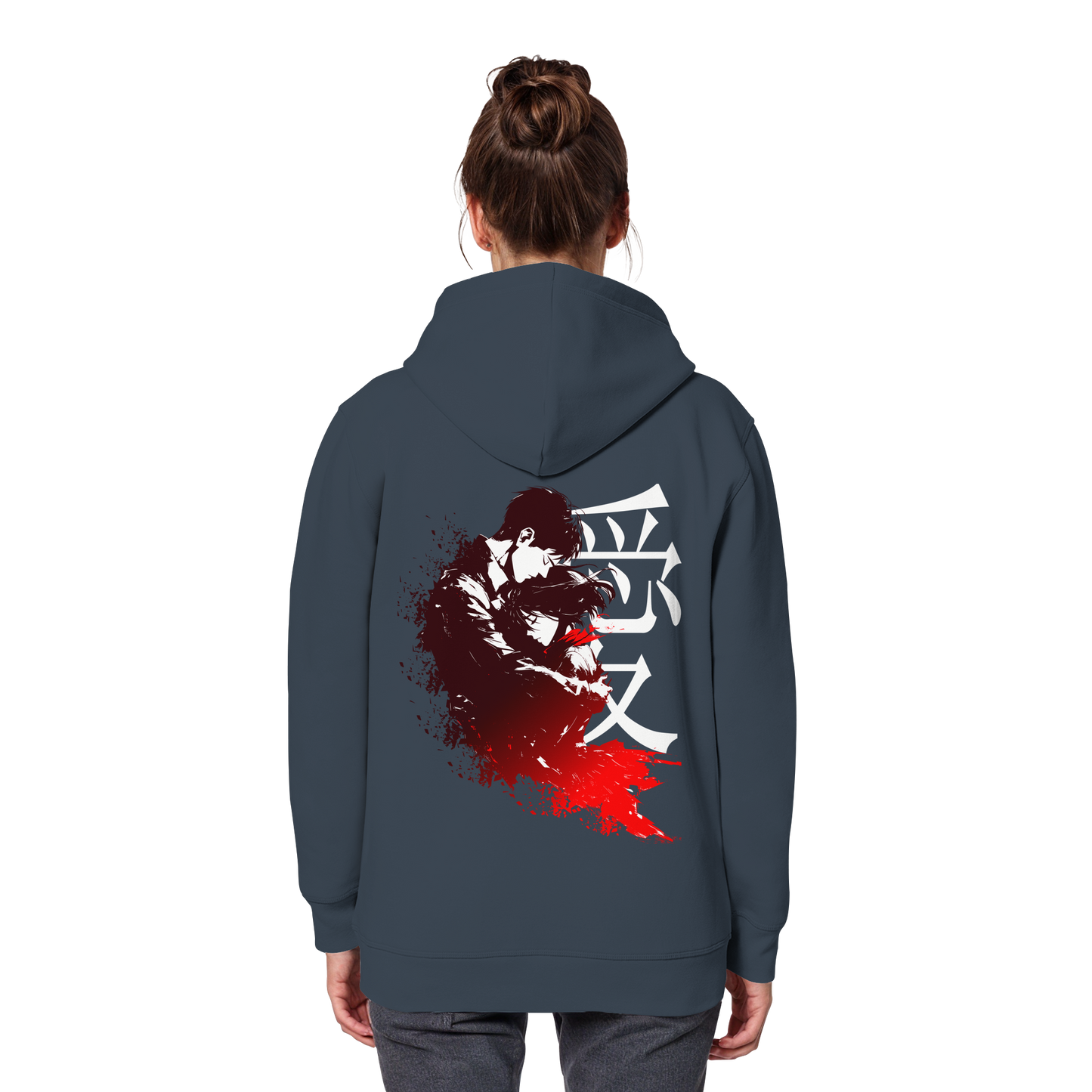 "Bound by Fate" Back Organic Classic Hoodie