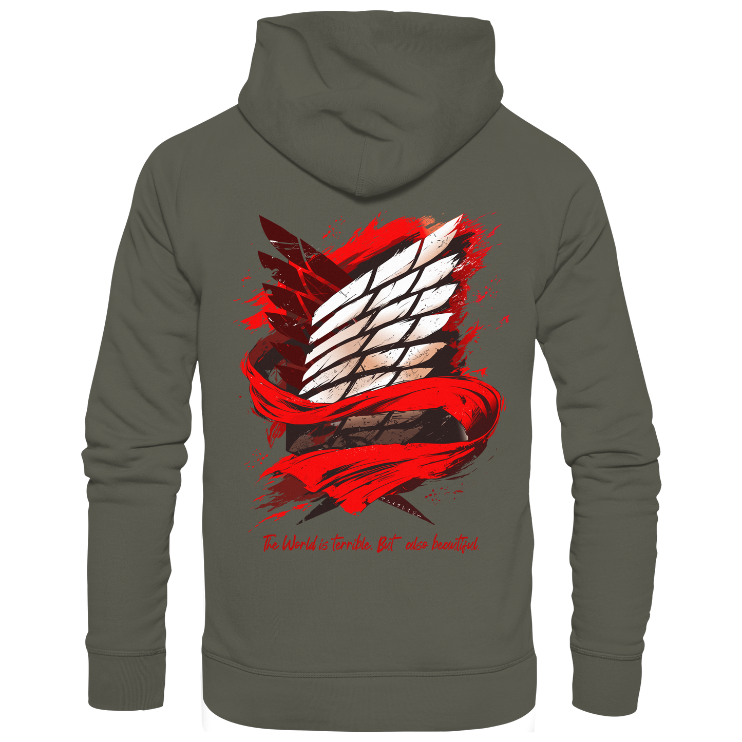 "Verbundenheit" Back Organic Classic Hoodie