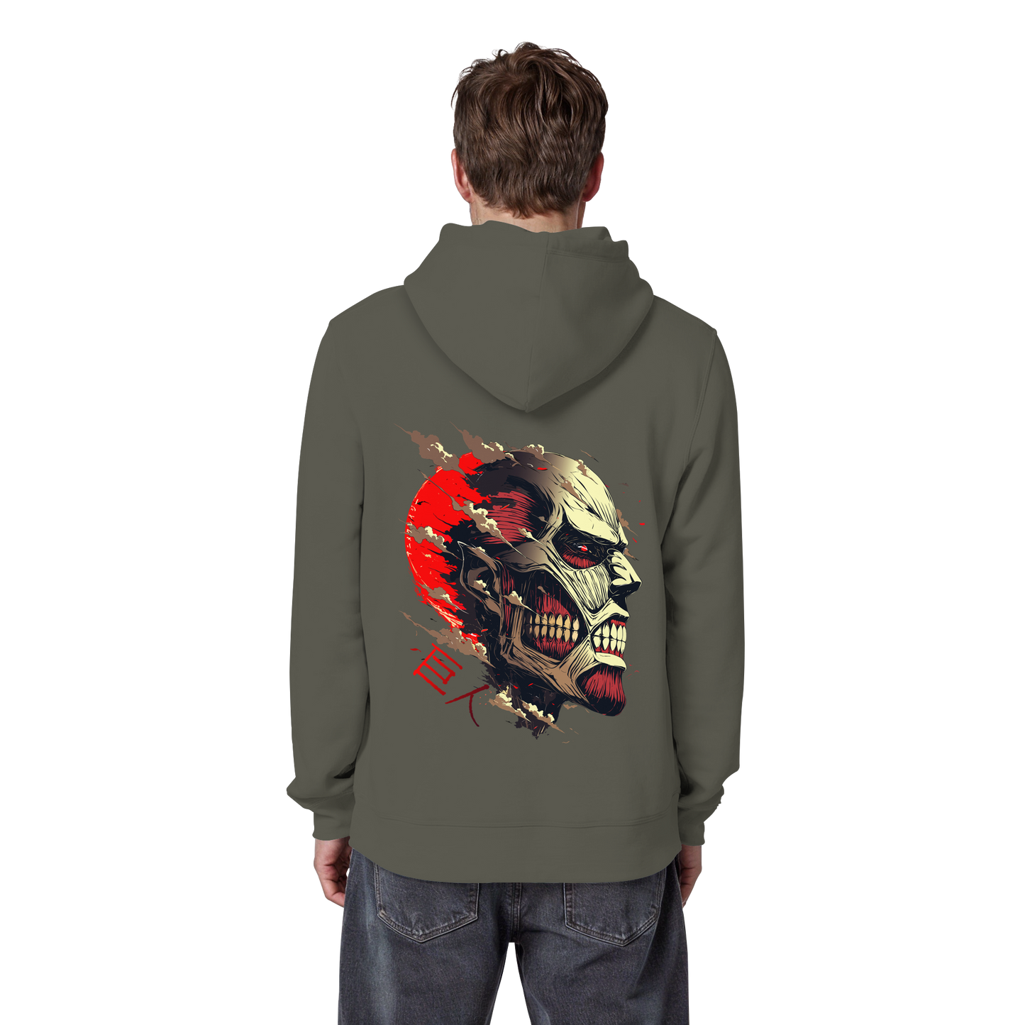 "Titan" Back Organic Classic Hoodie