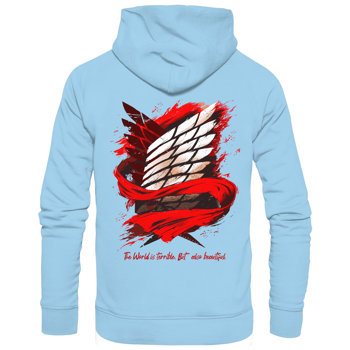 "Verbundenheit" Back Organic Classic Hoodie