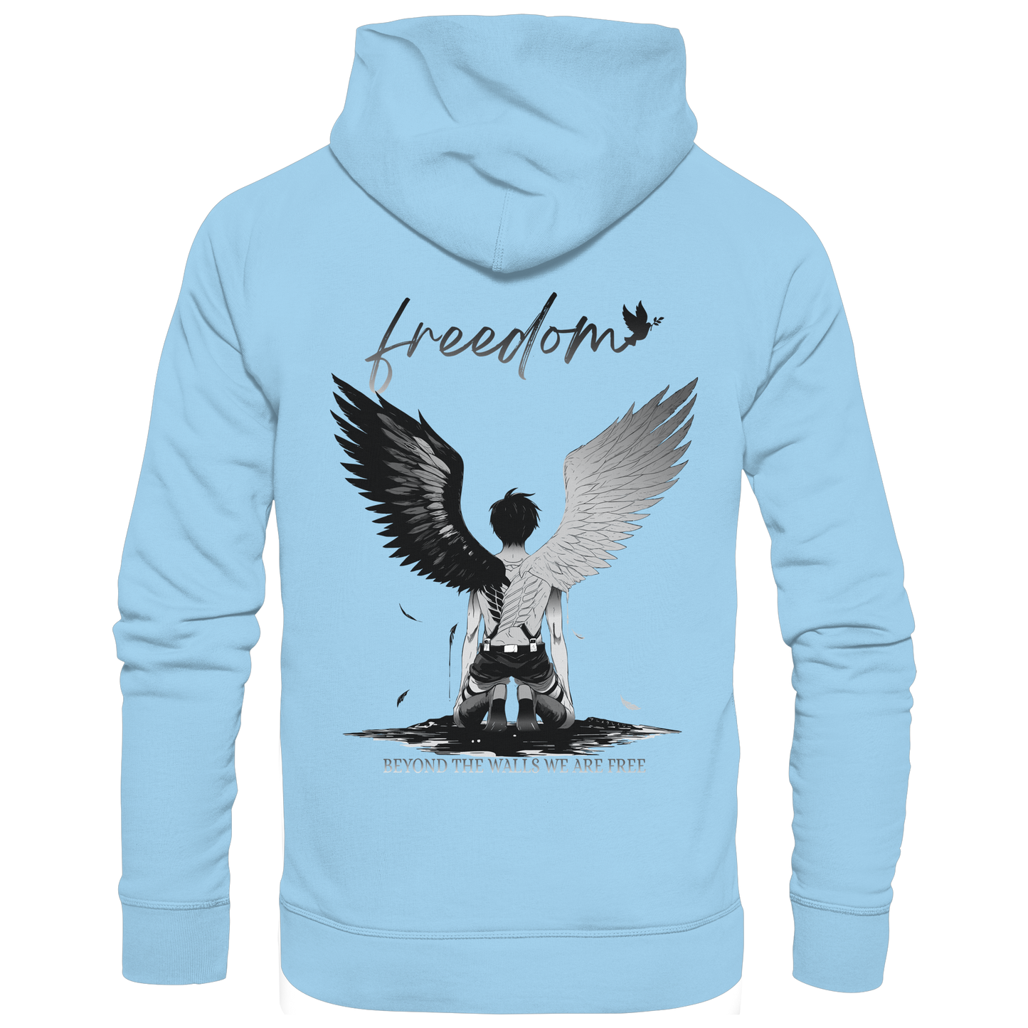 "Freedom" Back Organic Classic Hoodie