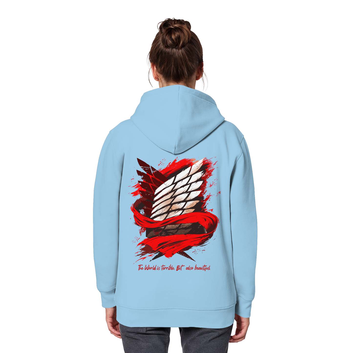 "Verbundenheit" Back Organic Classic Hoodie