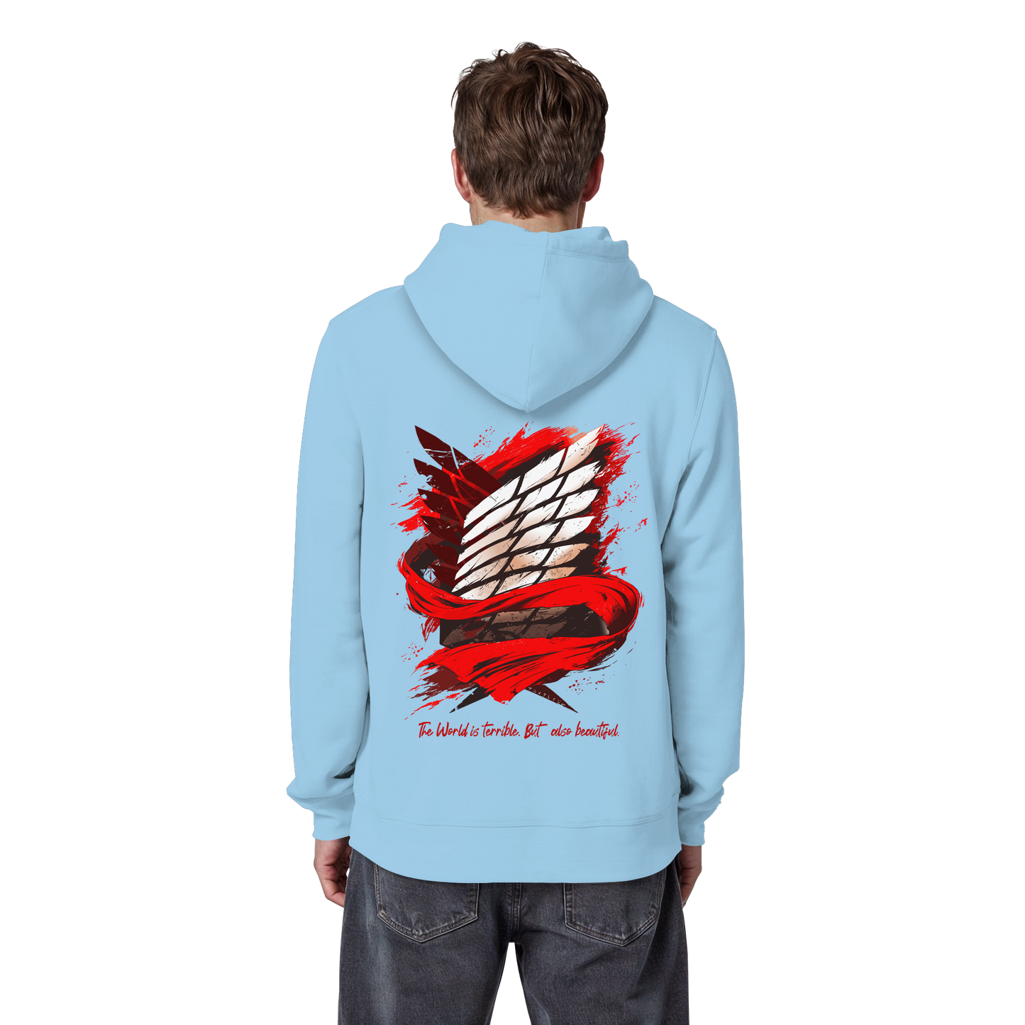 "Verbundenheit" Back Organic Classic Hoodie