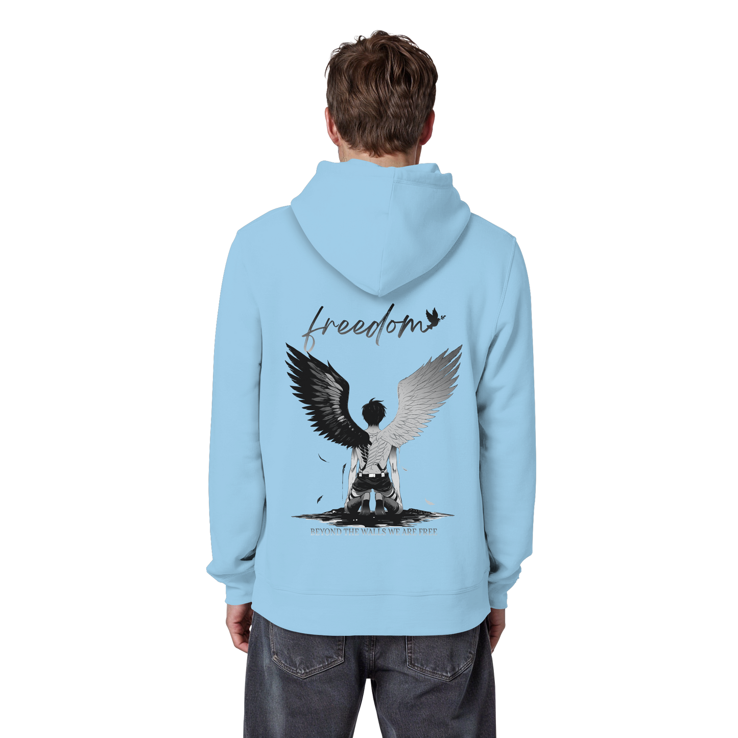 "Freedom" Back Organic Classic Hoodie