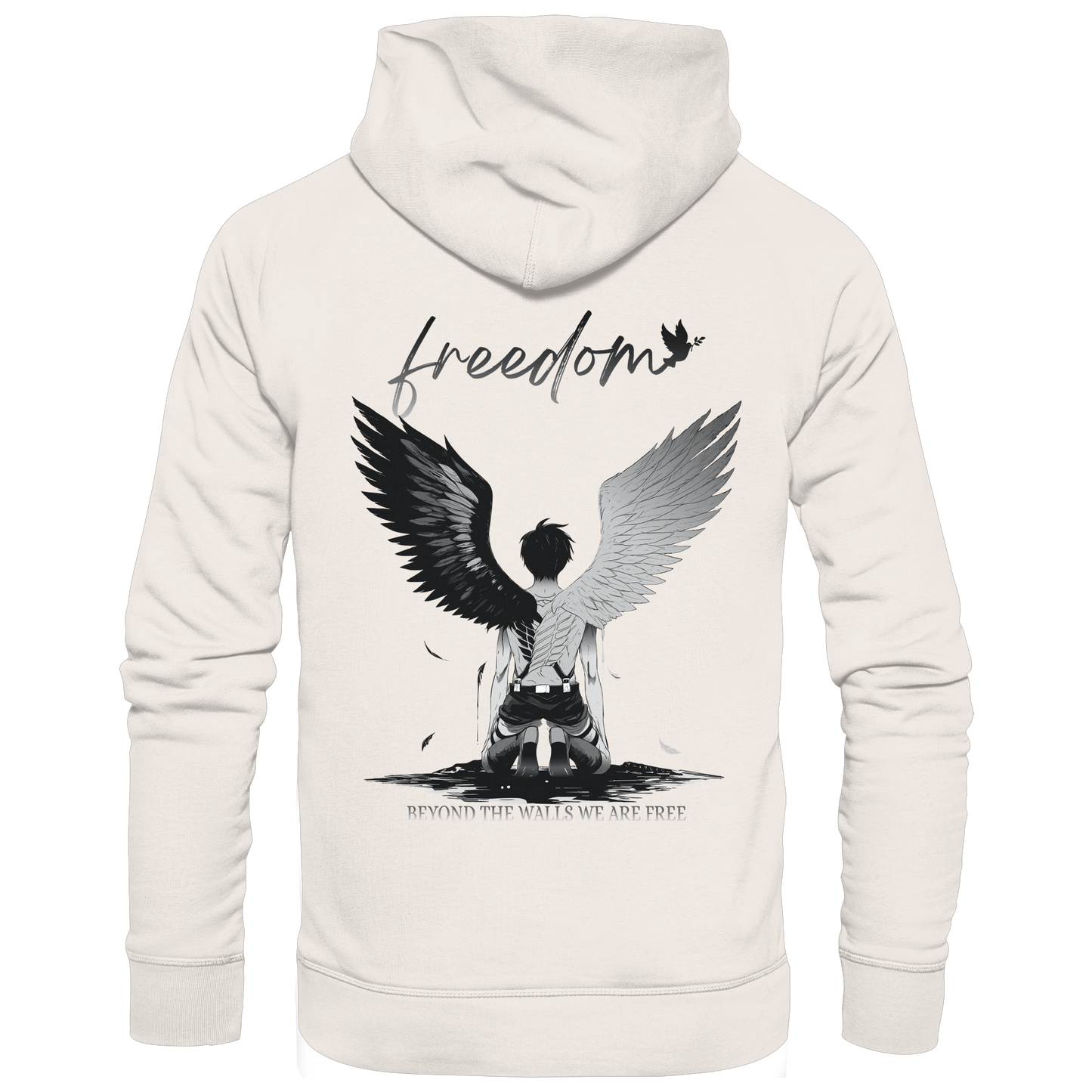 "Freedom" Back Organic Classic Hoodie