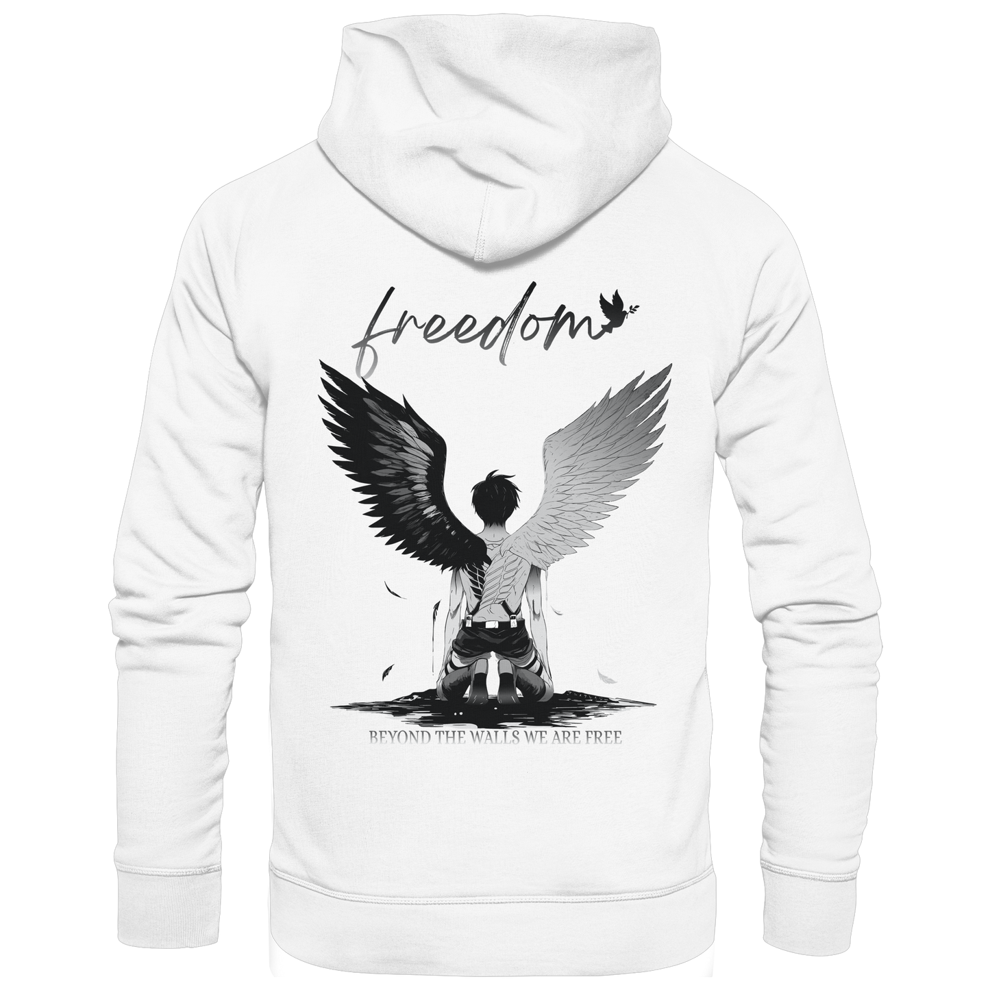 "Freedom" Back Organic Classic Hoodie