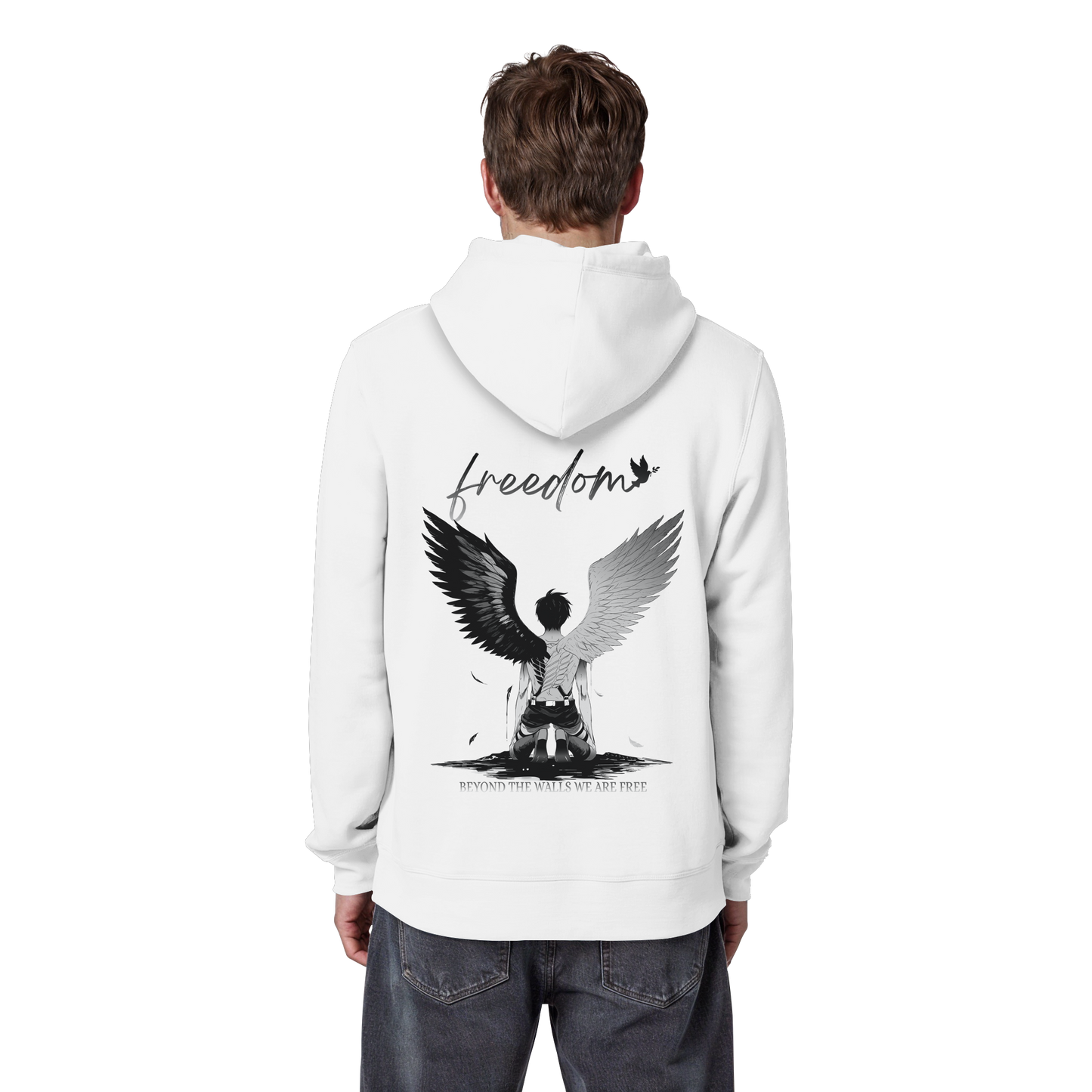 "Freedom" Back Organic Classic Hoodie