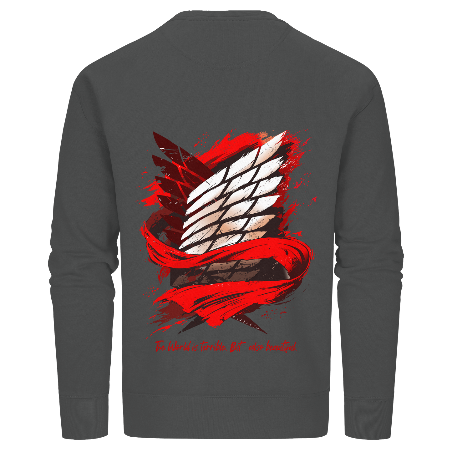 "Verbundenheit" Back Organic Unisex Sweatshirt