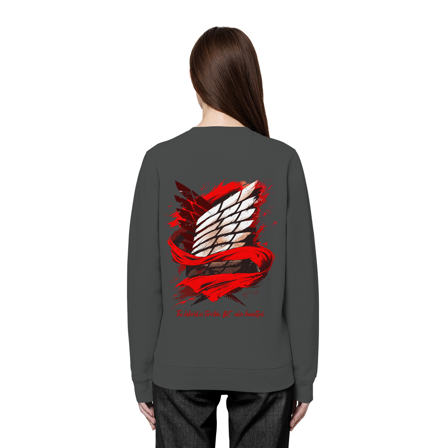 "Verbundenheit" Back Organic Unisex Sweatshirt