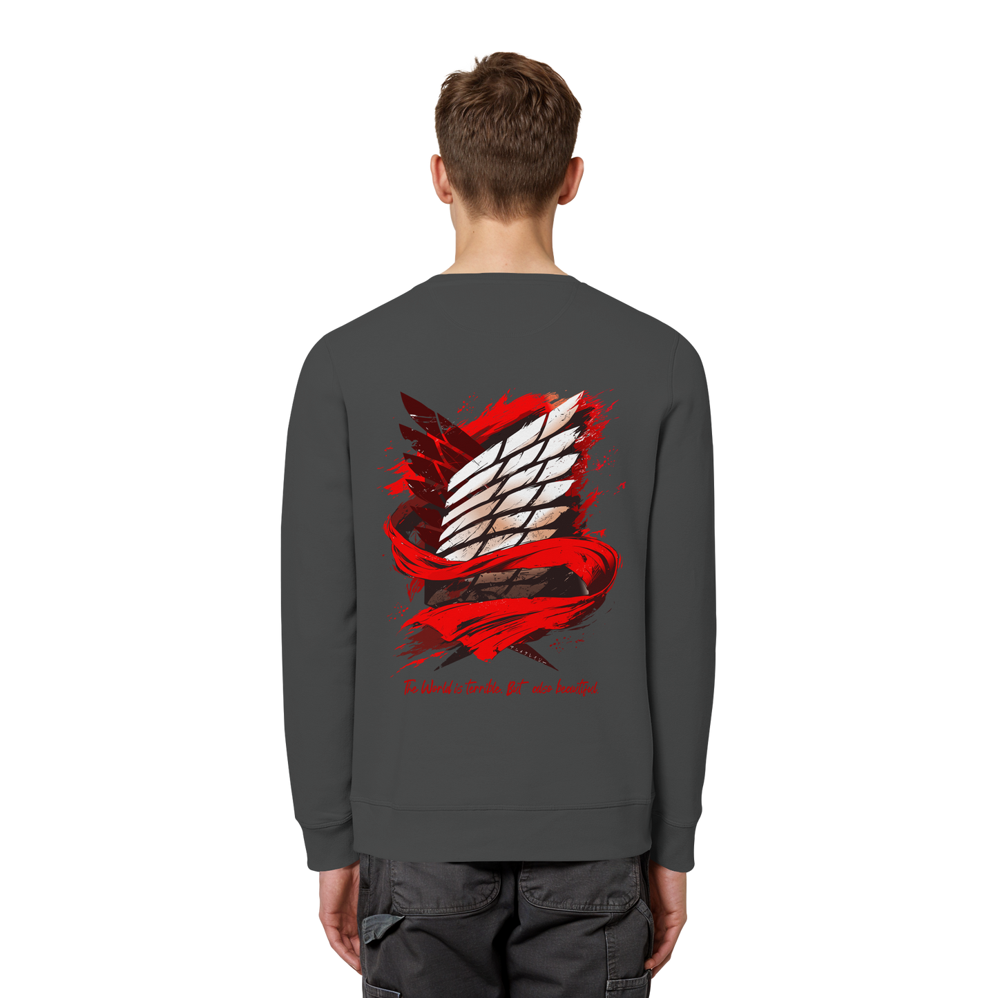 "Verbundenheit" Back Organic Unisex Sweatshirt