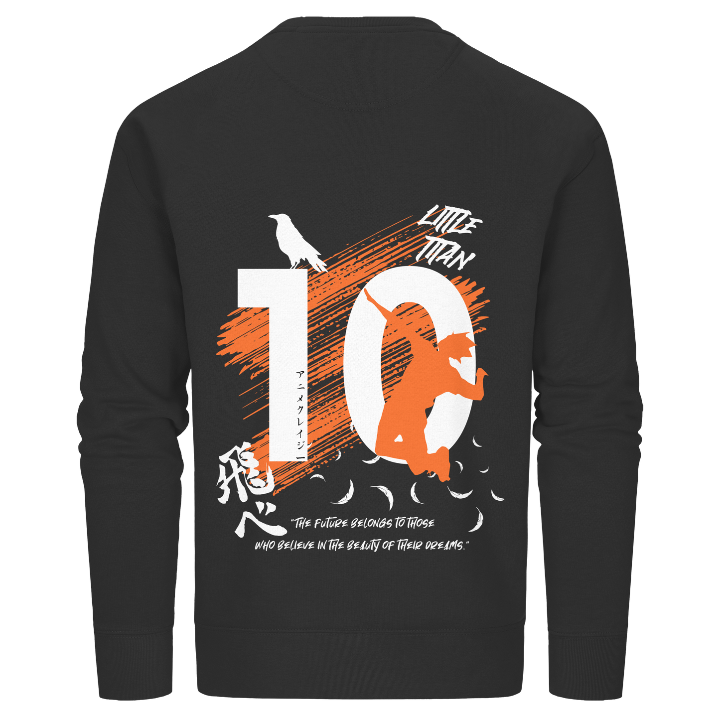 "Little Titan" Back Organic Unisex Sweatshirt