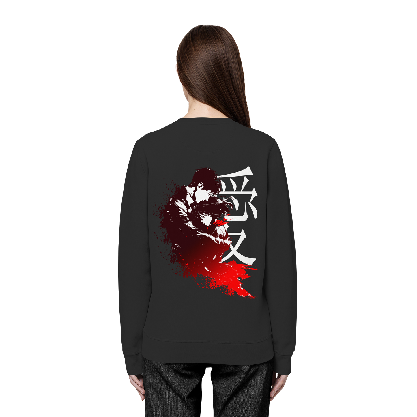 "Bound by Fate" Back Organic Unisex Sweatshirt