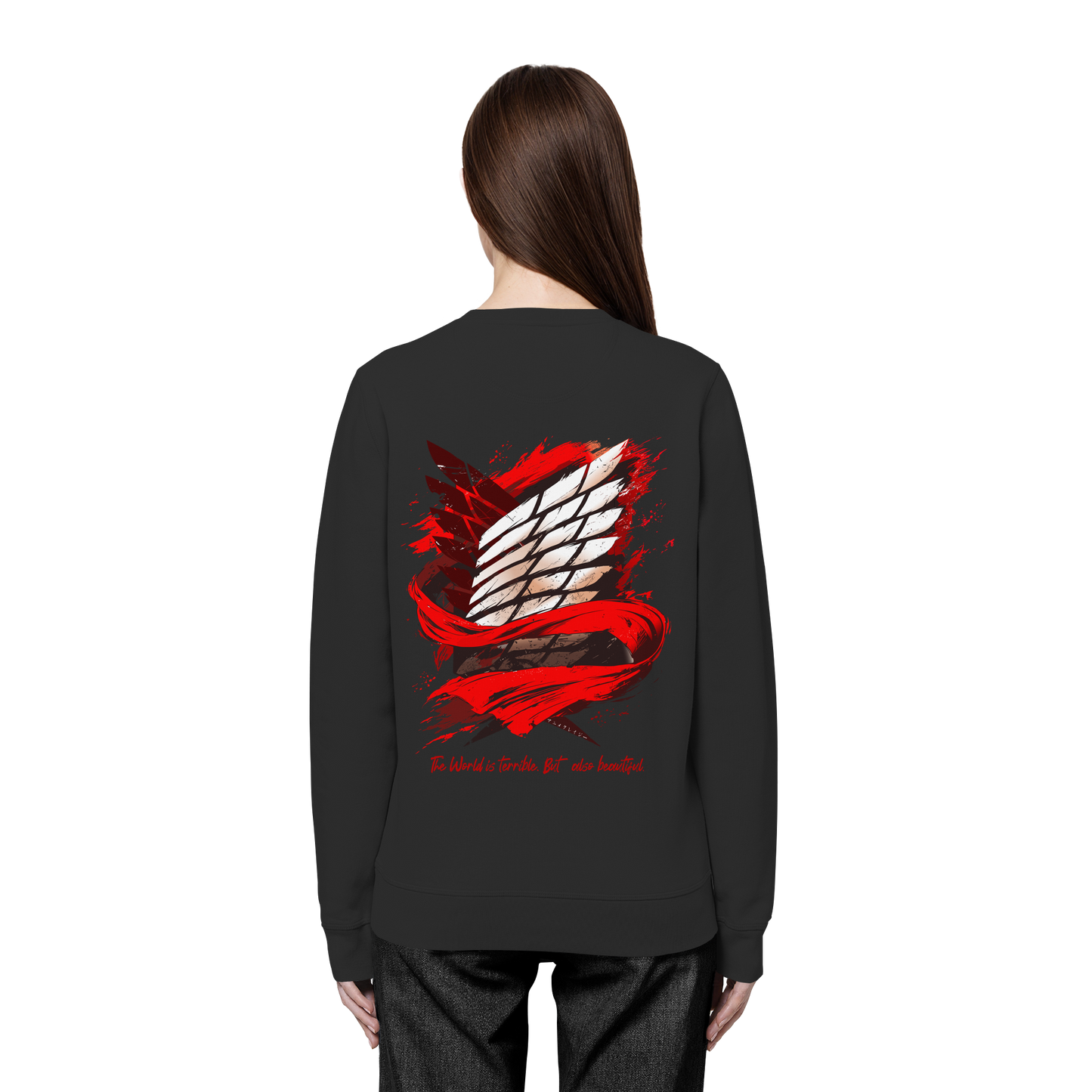 "Verbundenheit" Back Organic Unisex Sweatshirt