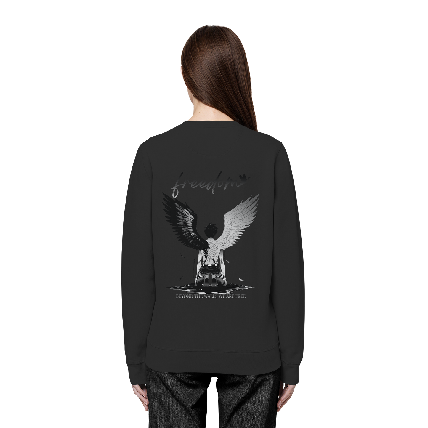 "Freedom" Back Organic Unisex Sweatshirt