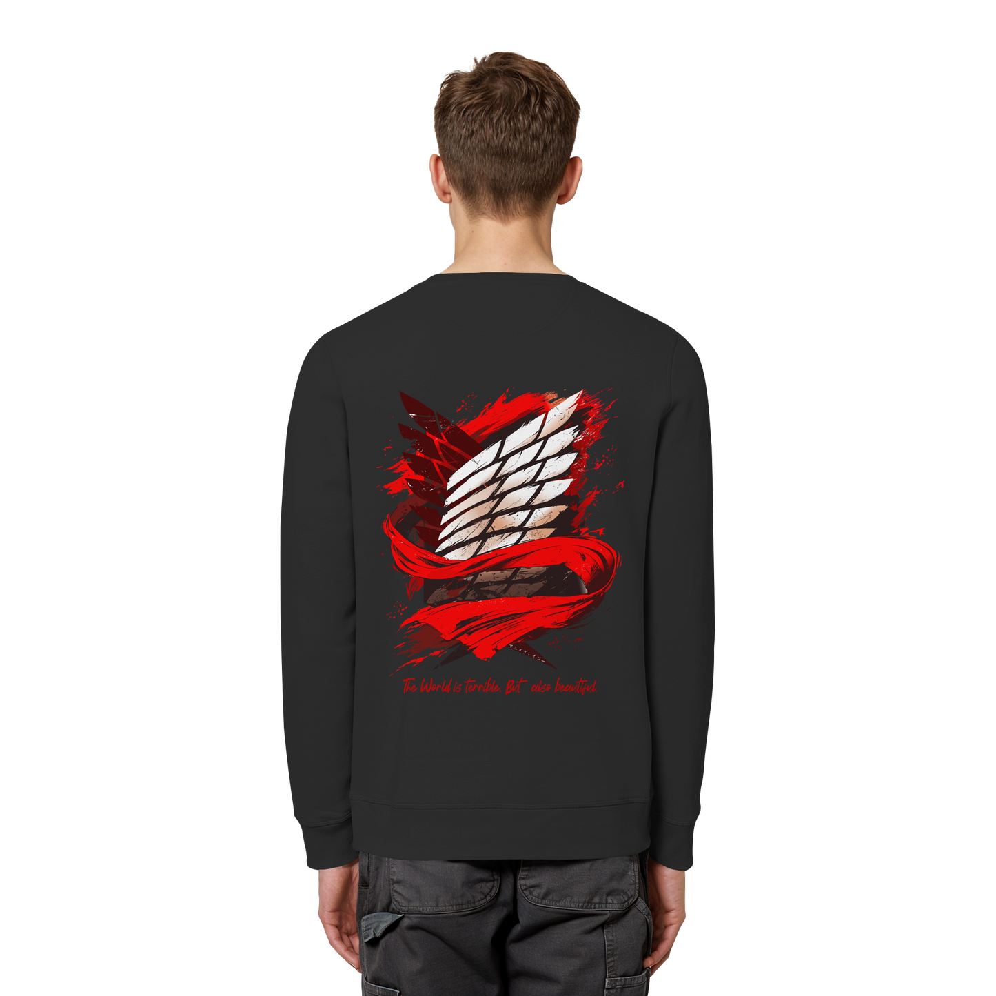"Verbundenheit" Back Organic Unisex Sweatshirt