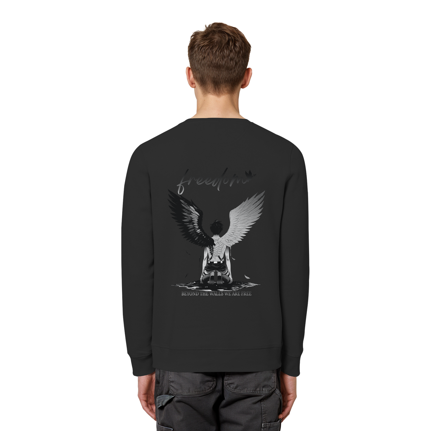 "Freedom" Back Organic Unisex Sweatshirt