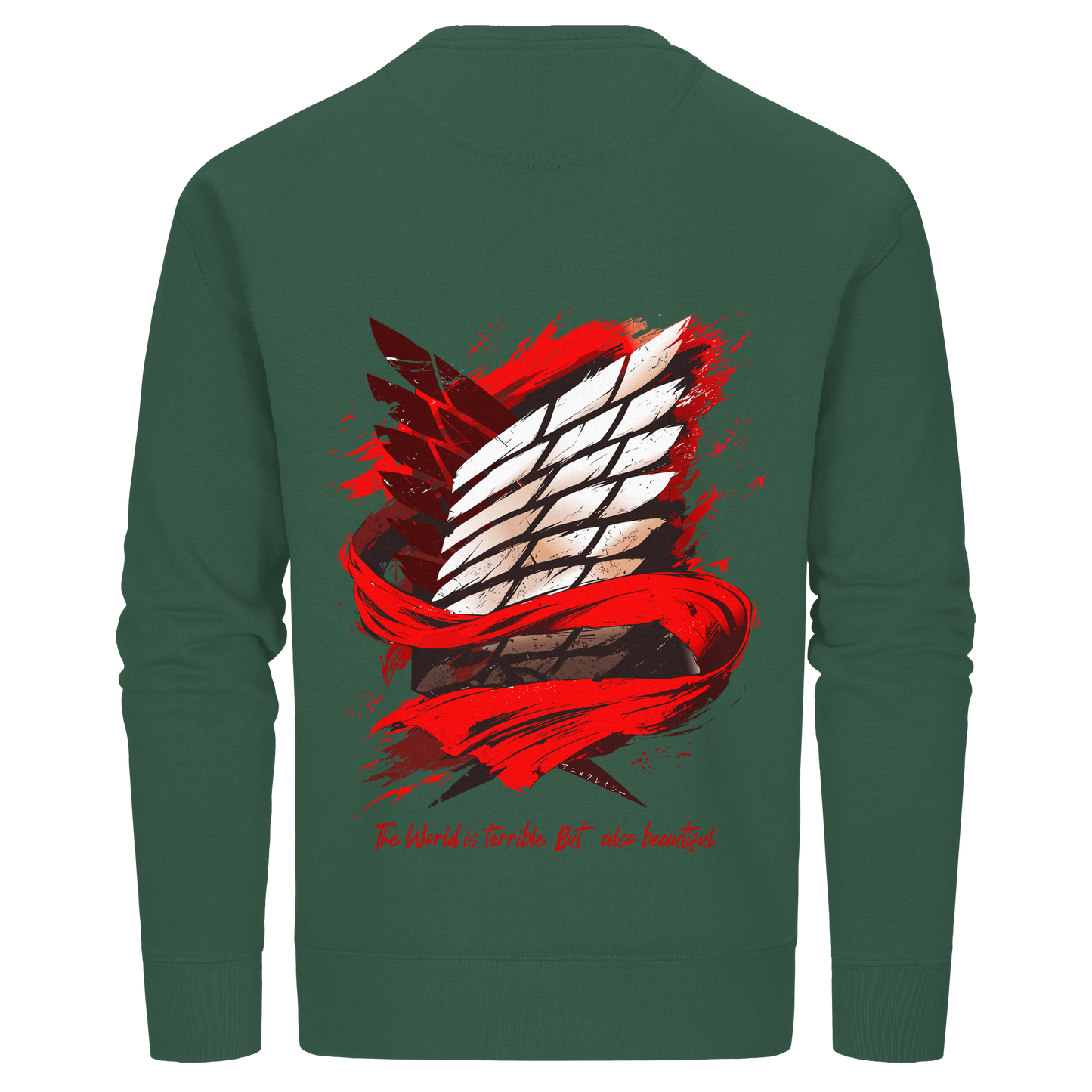 "Verbundenheit" Back Organic Unisex Sweatshirt