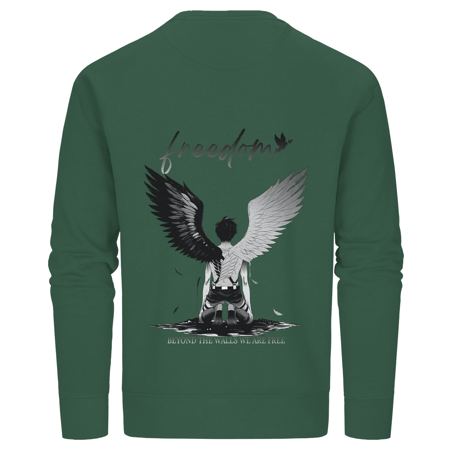 "Freedom" Back Organic Unisex Sweatshirt