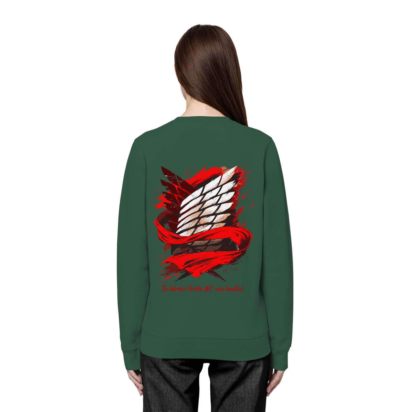 "Verbundenheit" Back Organic Unisex Sweatshirt