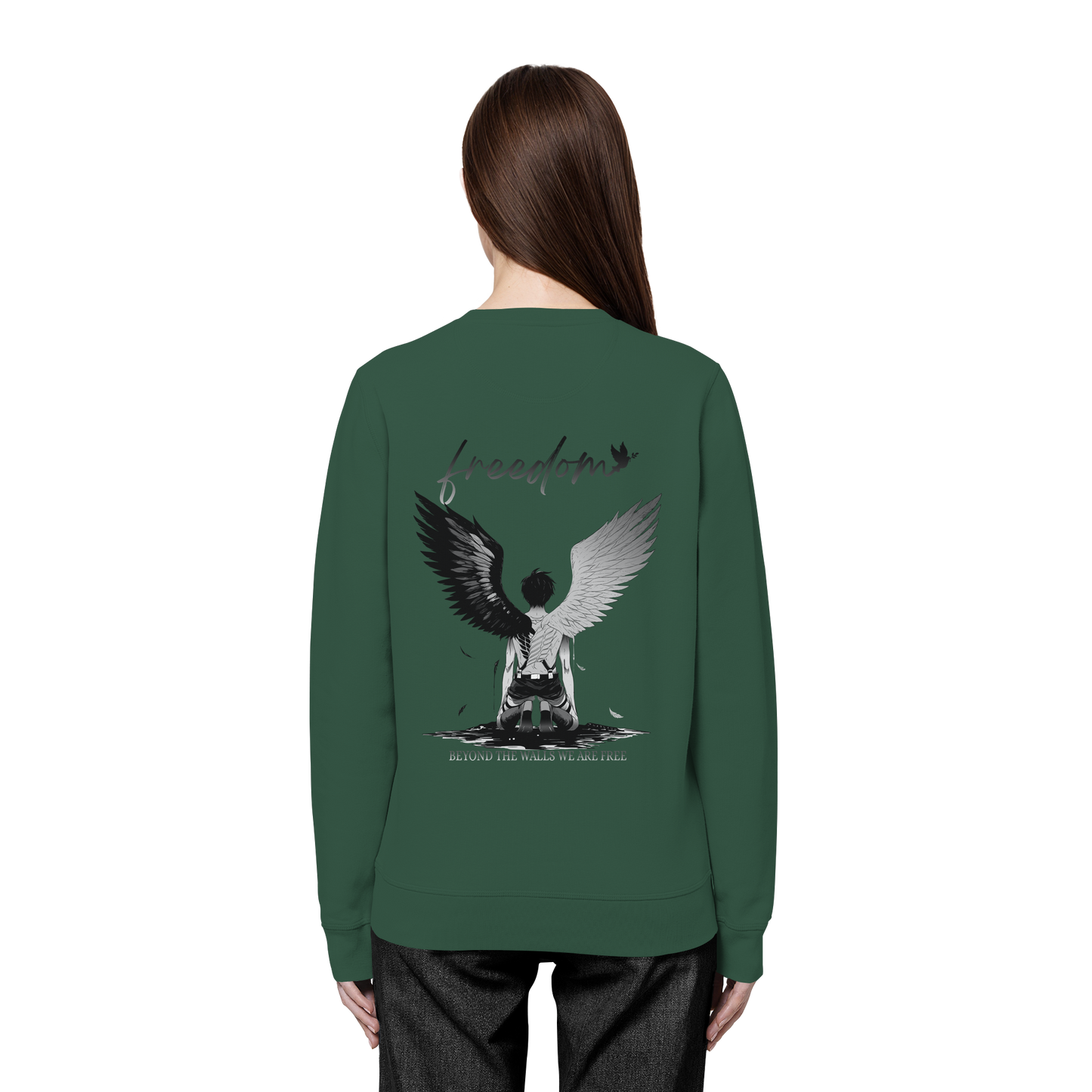 "Freedom" Back Organic Unisex Sweatshirt
