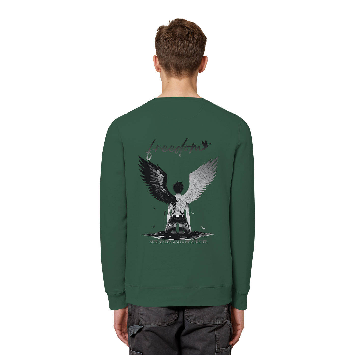 "Freedom" Back Organic Unisex Sweatshirt