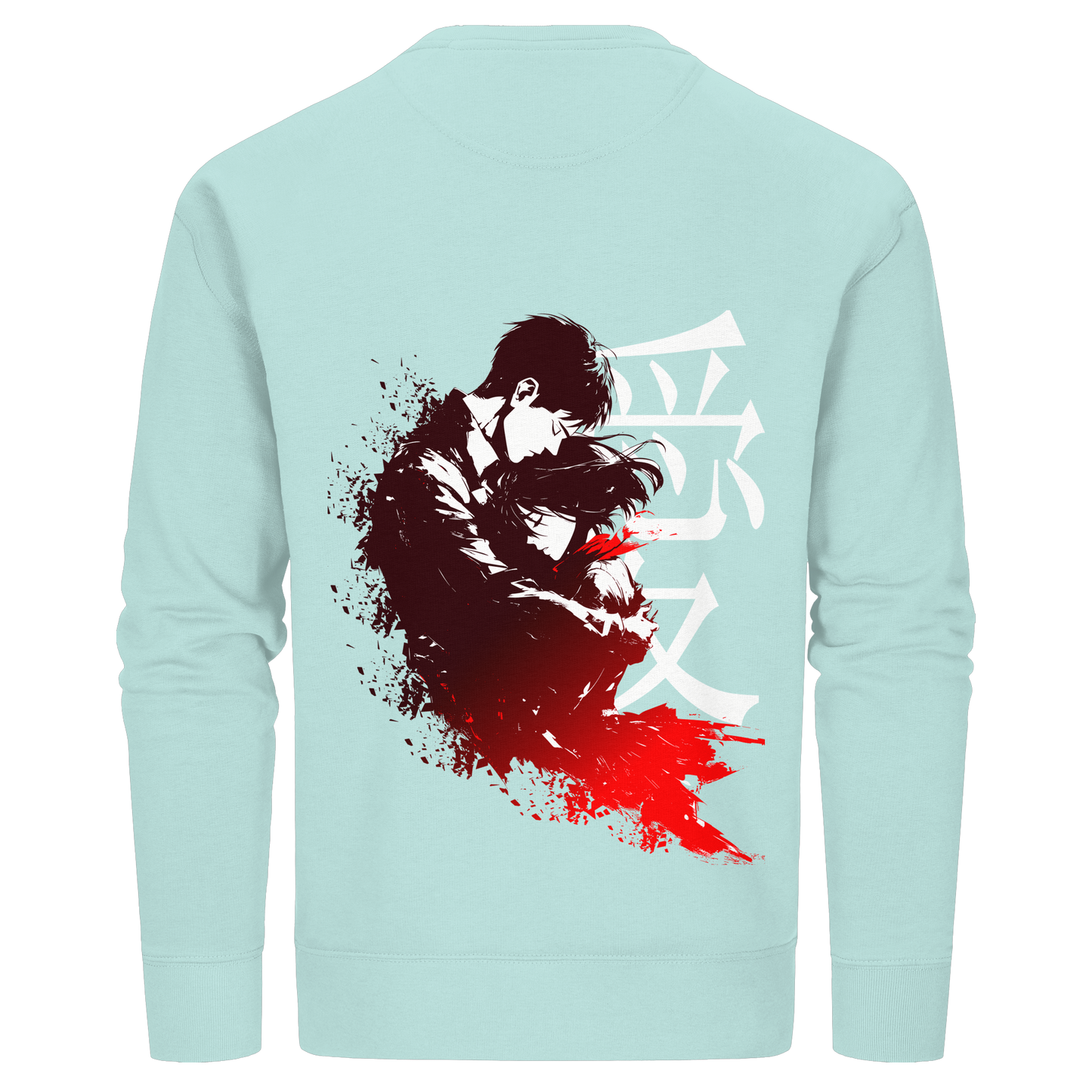 "Bound by Fate" Back Organic Unisex Sweatshirt