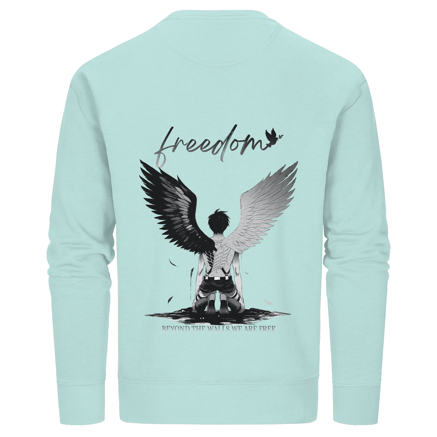"Freedom" Back Organic Unisex Sweatshirt