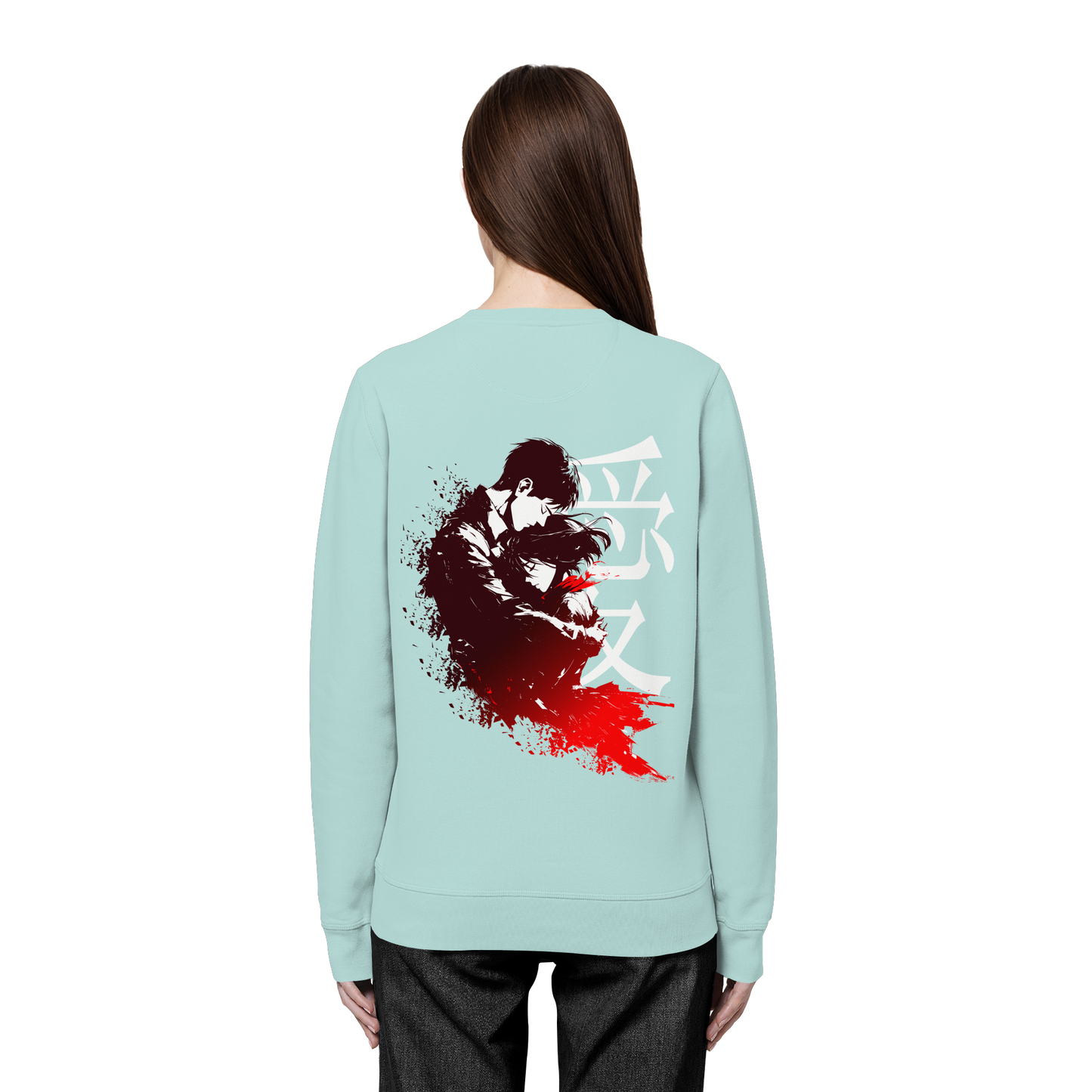 "Bound by Fate" Back Organic Unisex Sweatshirt
