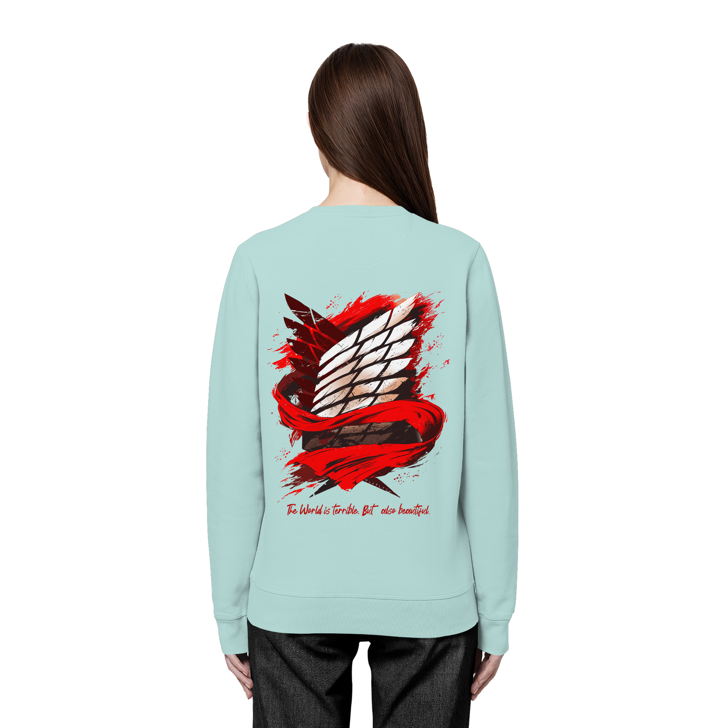 "Verbundenheit" Back Organic Unisex Sweatshirt
